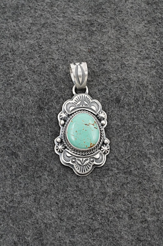 Turquoise & Sterling Silver Pendant - Randy Boyd