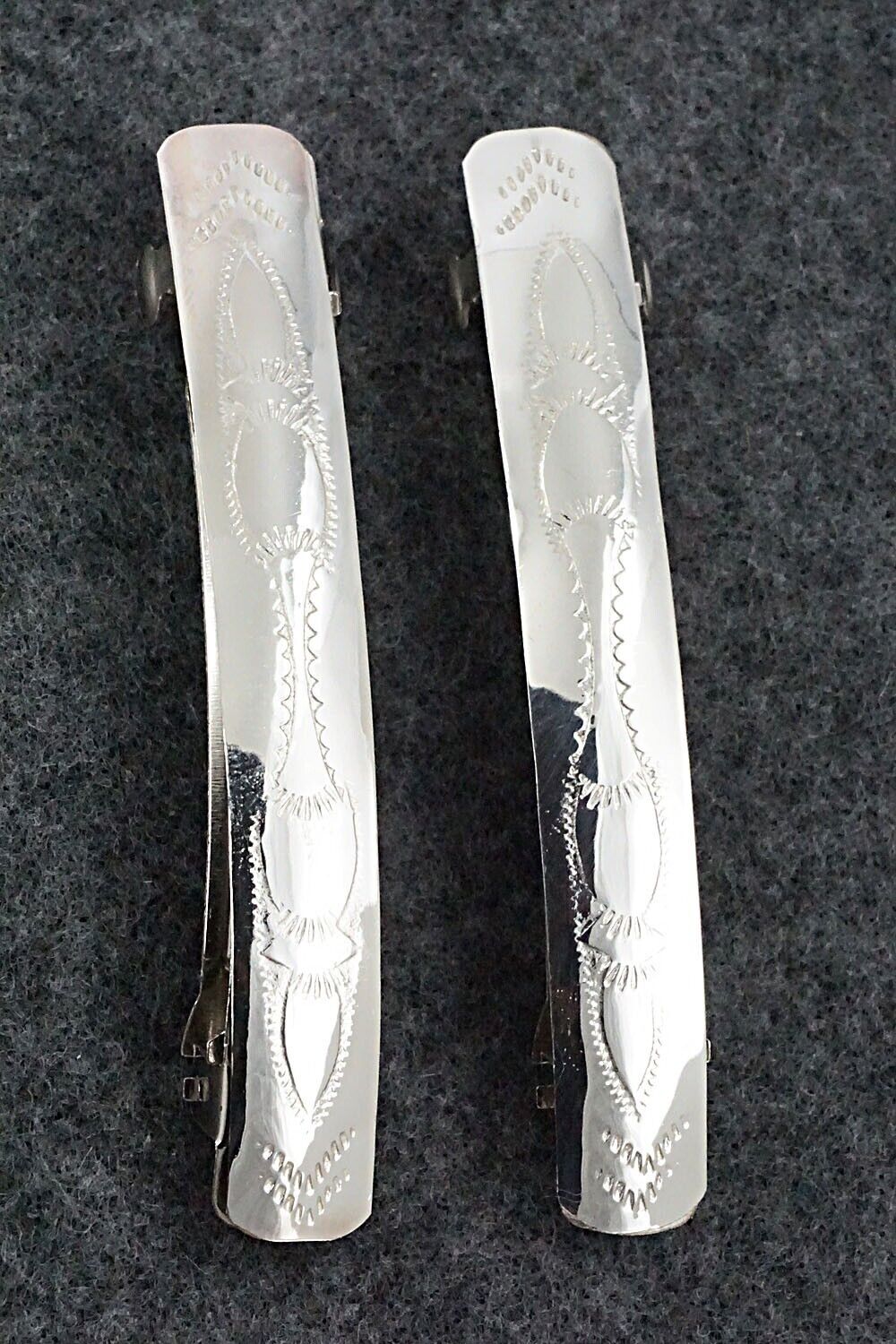Sterling Silver Hair Barrettes - Randall Dalgai