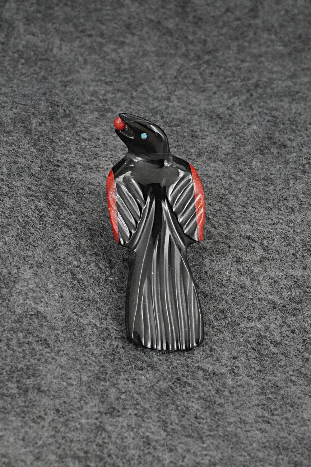 Crow Zuni Fetish Carving - Calvert Bowanie