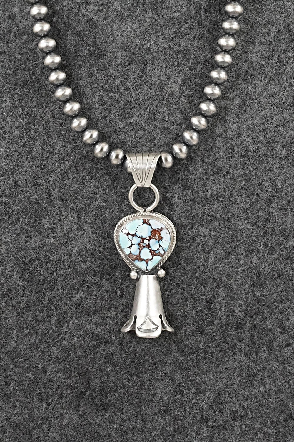 Turquoise & Sterling Silver Necklace - Sharon McCarthy