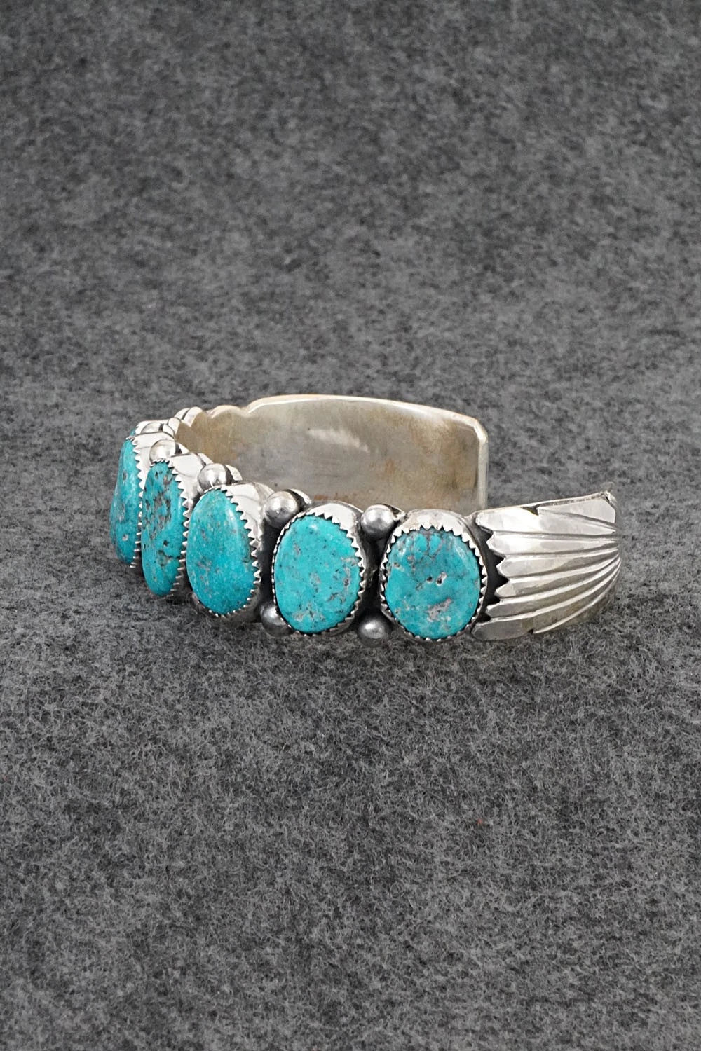 Turquoise & Sterling Silver Bracelet - Wilbert Muskett Sr.