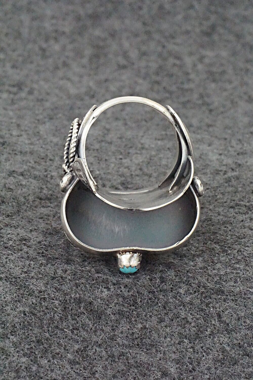 Turquoise & Sterling Silver Ring - Tim Yazzie - Size 9.5