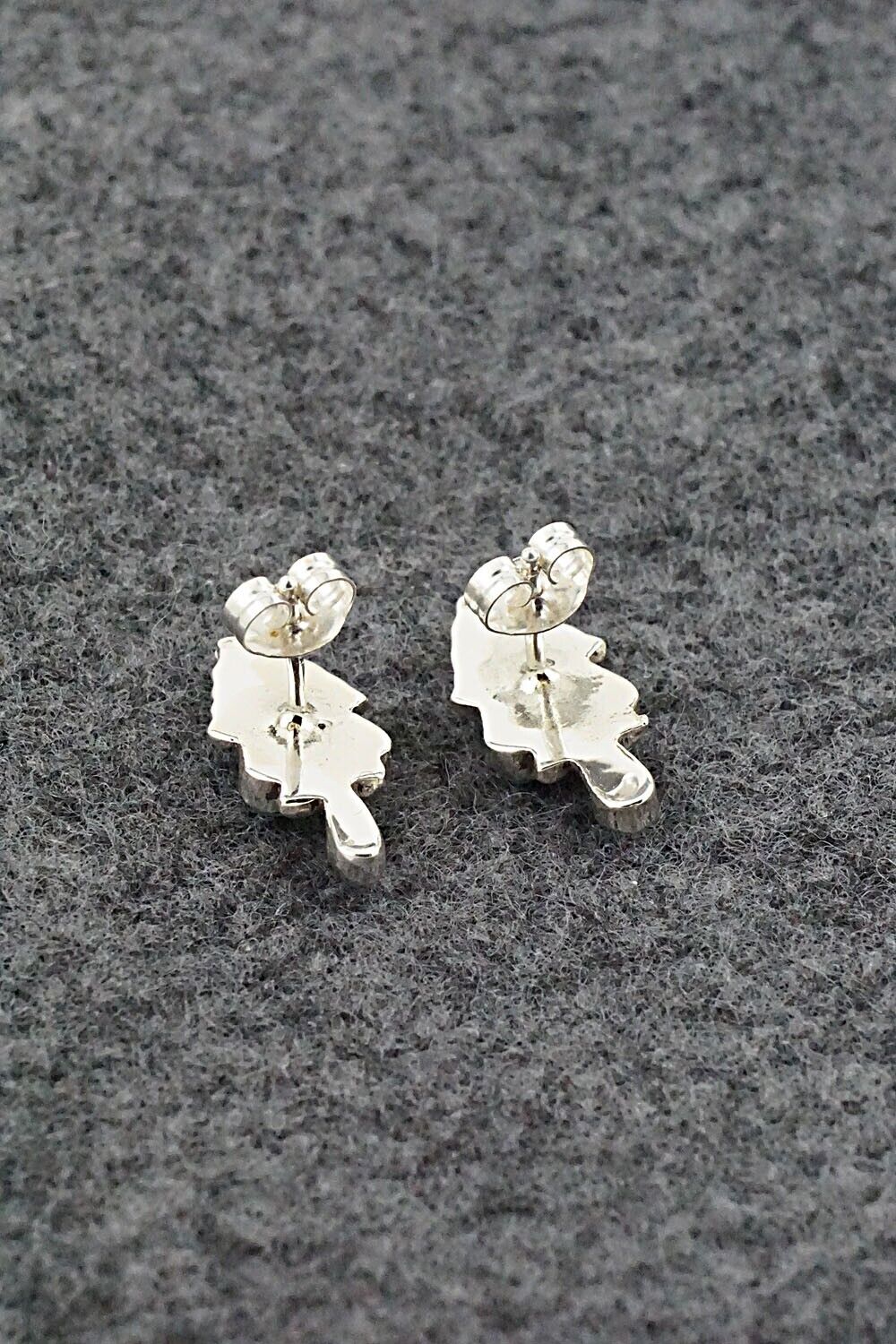 Turquoise & Sterling Silver Earrings - Vincent Hooee