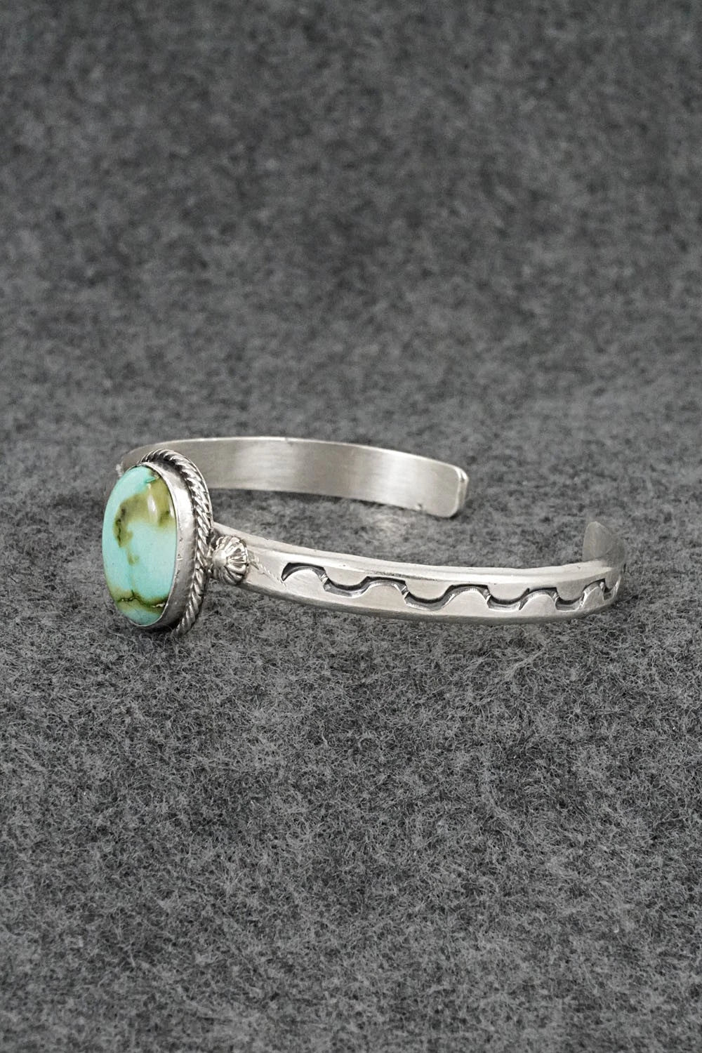Turquoise & Sterling Silver Bracelet - Samuel Yellowhair