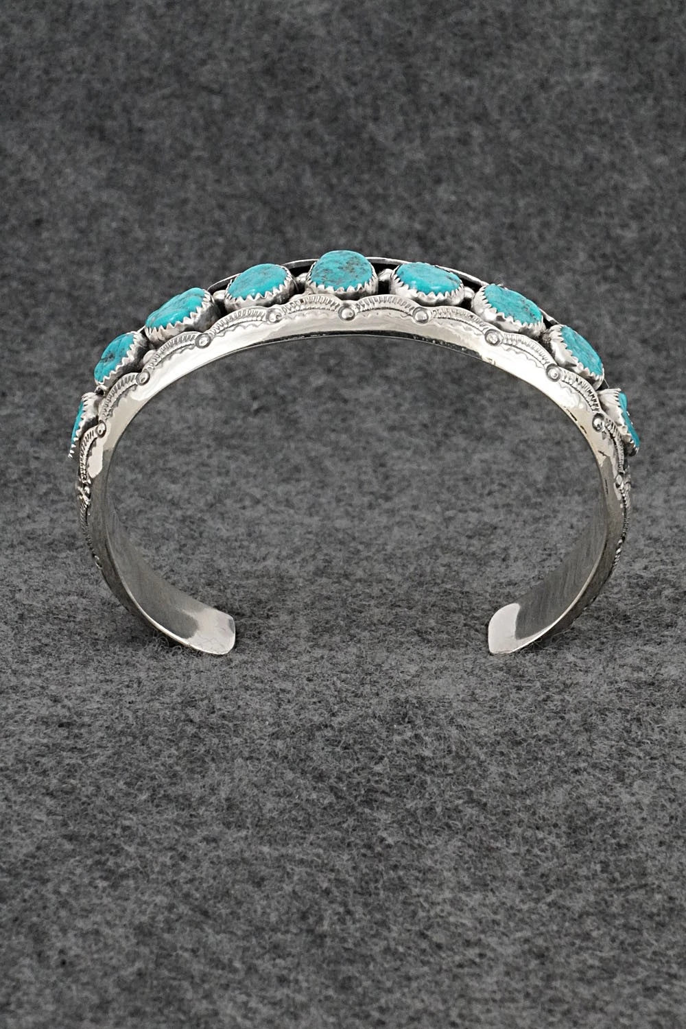 Turquoise & Sterling Silver Bracelet - Wilbert Muskett Sr.