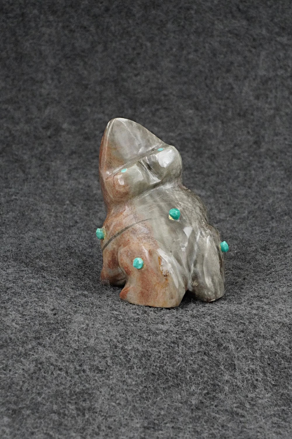 Frog Zuni Fetish Carving - Enrike Leekya