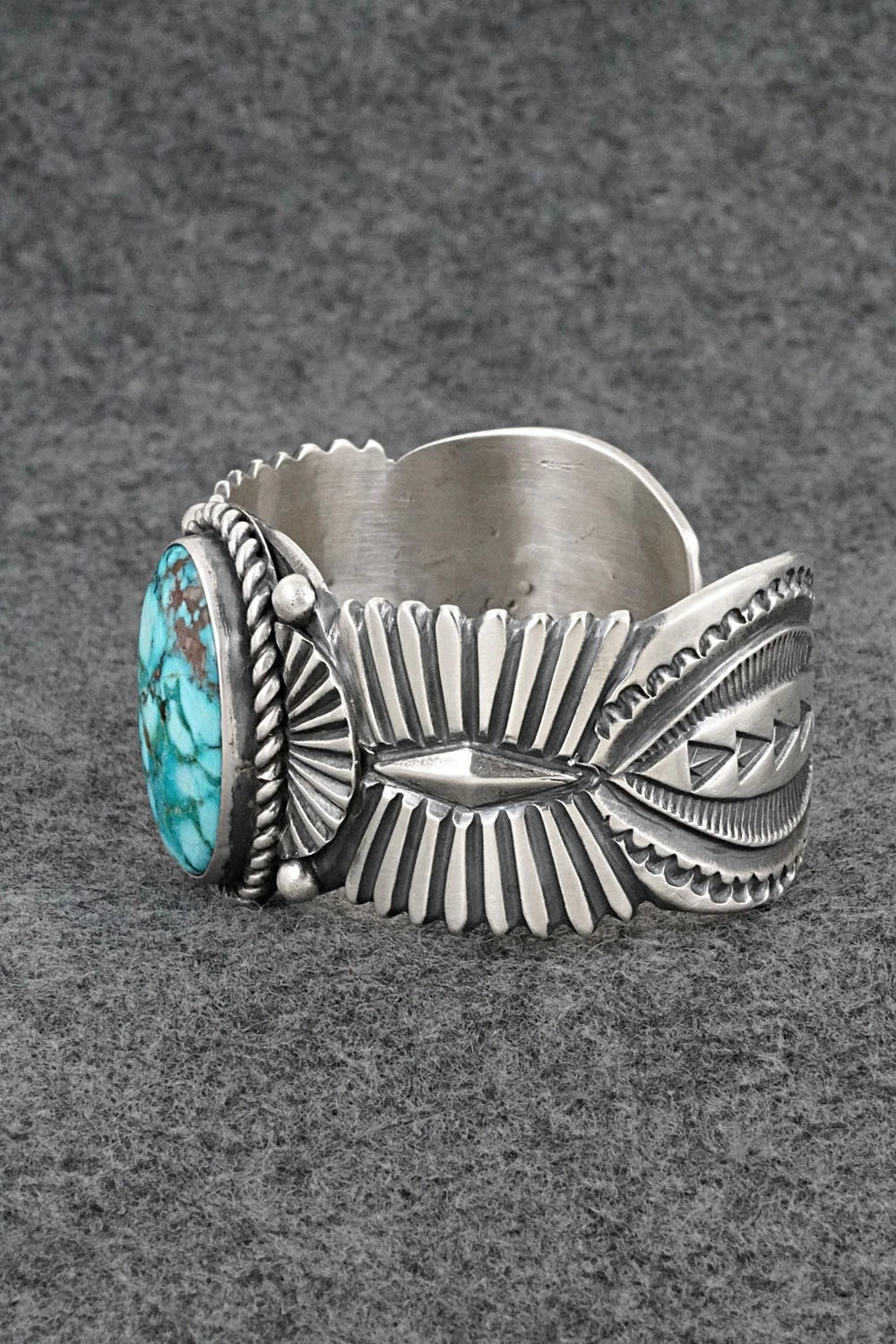 Turquoise & Sterling Silver Bracelet - Arnold Blackgoat