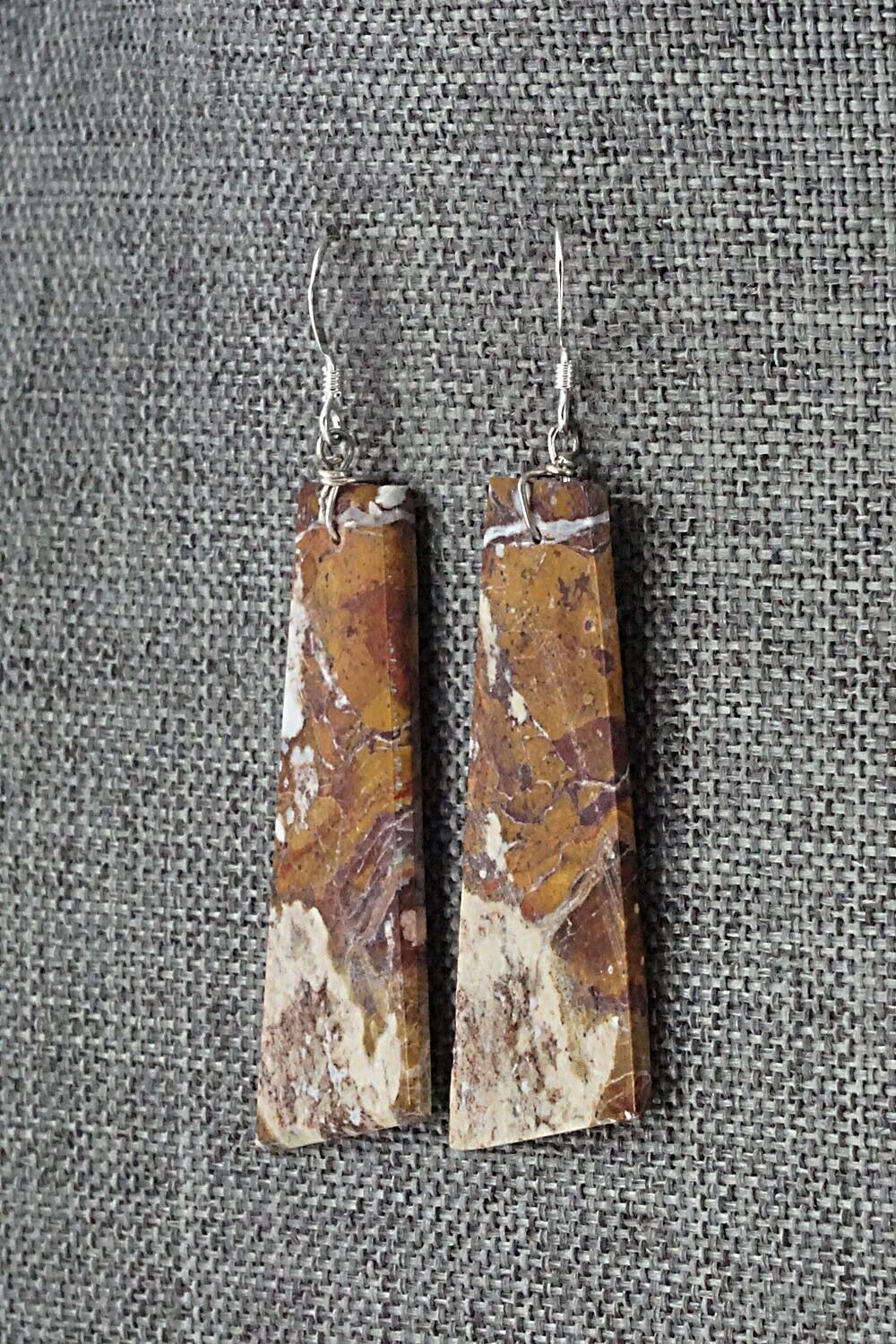 Wild Horse & Sterling Silver Earrings - Francis Garcia