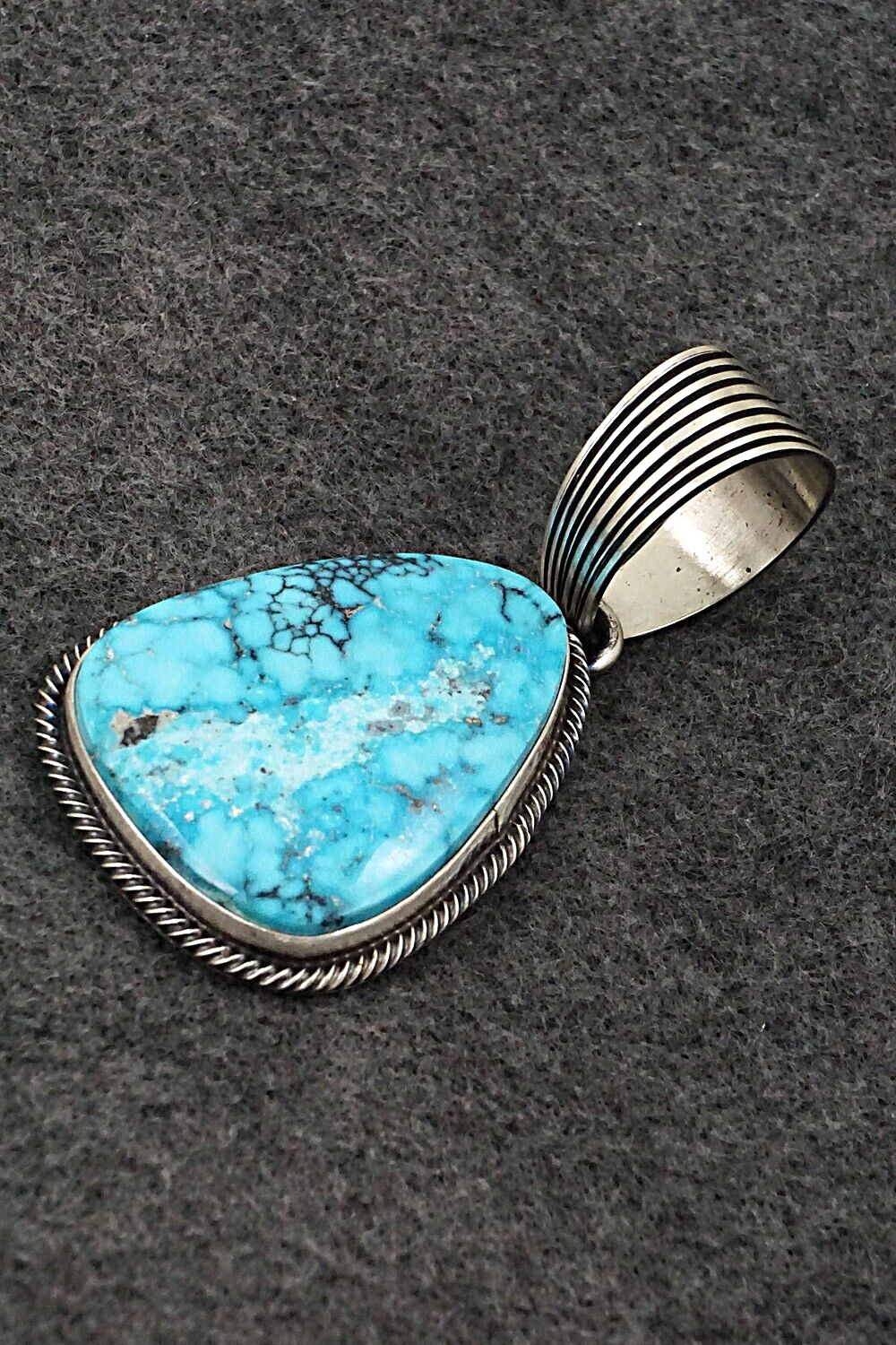 Turquoise & Sterling Silver Pendant - Randy Boyd