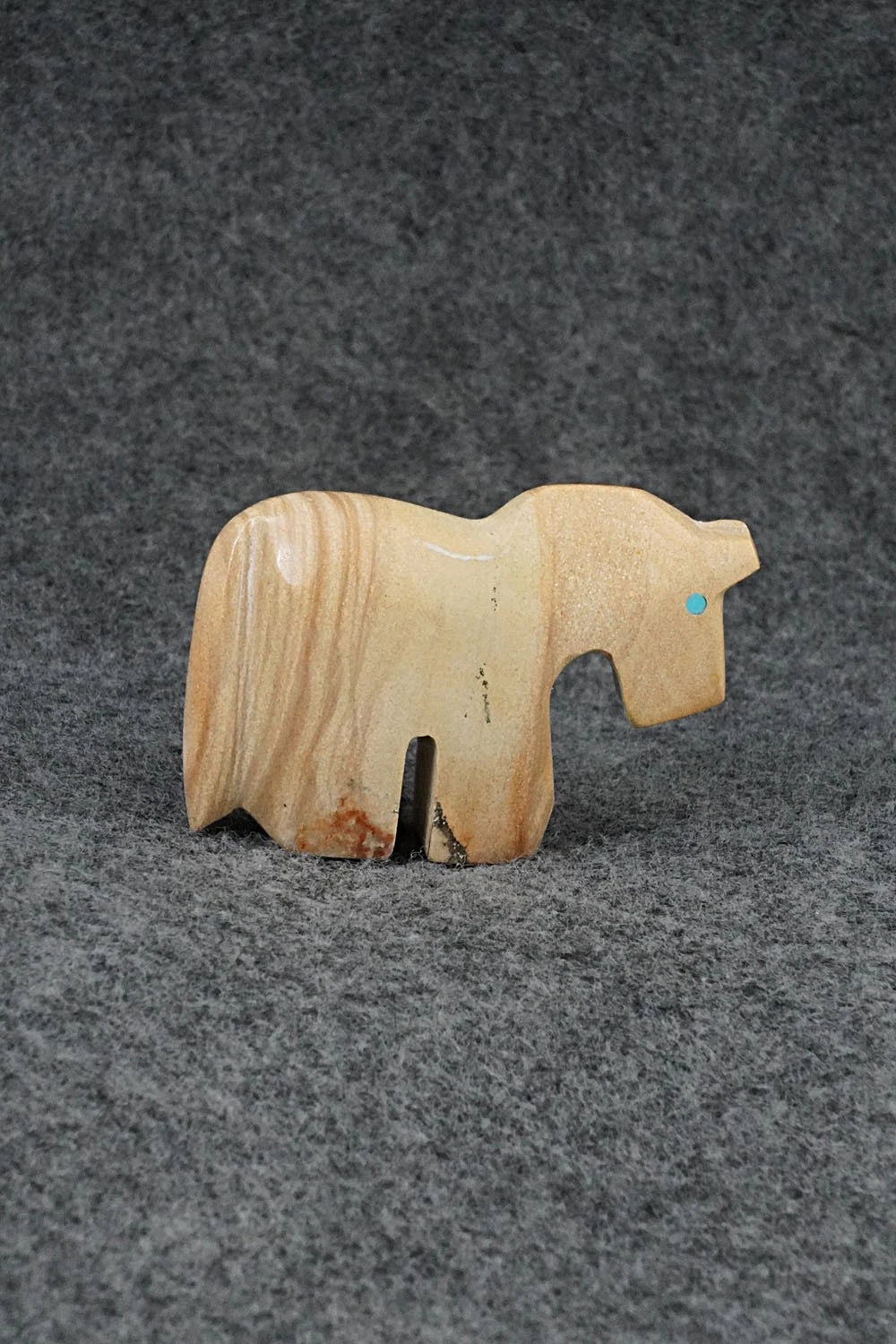 Horse Zuni Fetish Carving - Bernard Laiwakete