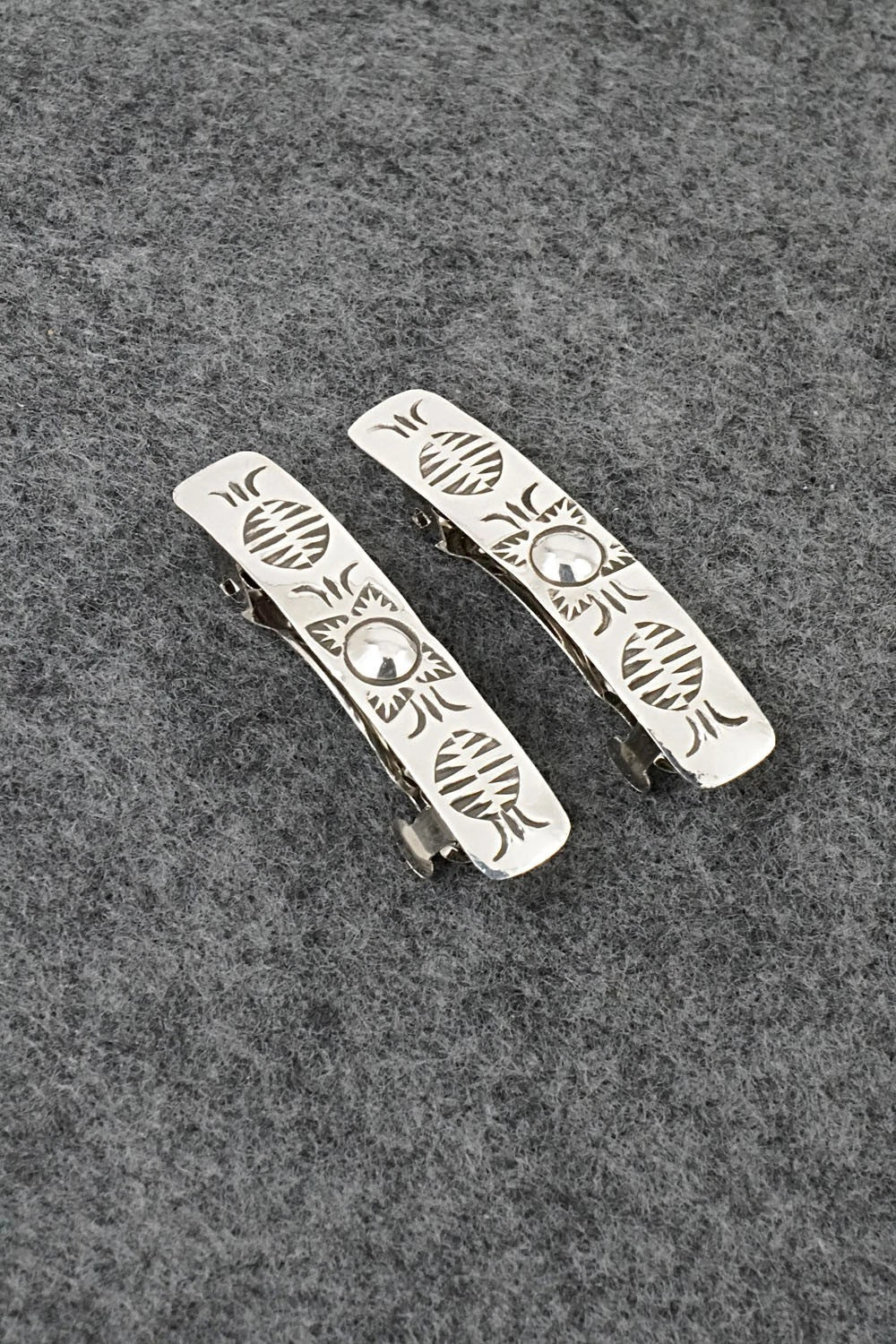 Sterling Silver Barrettes - Bertha Begay