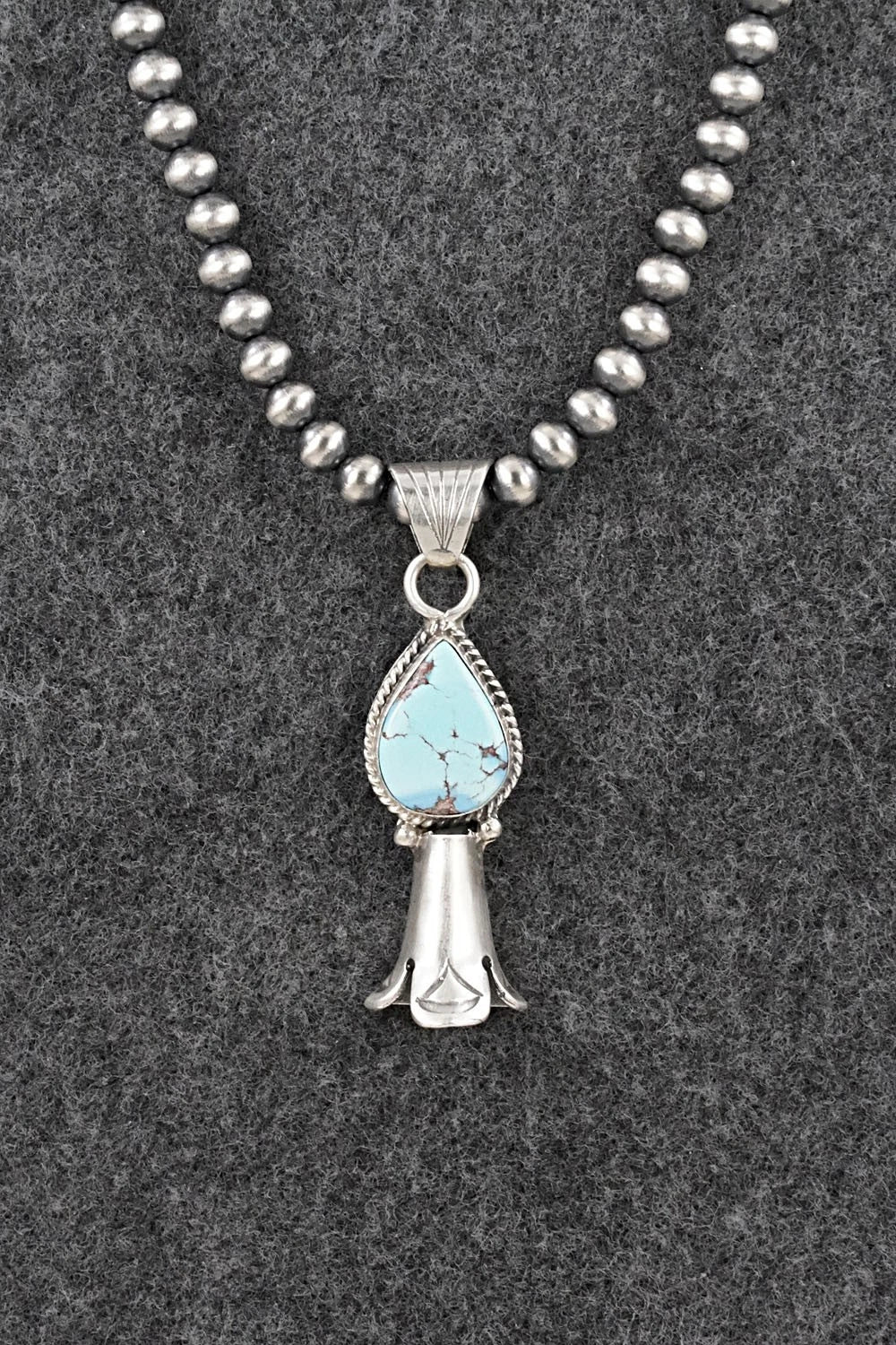 Turquoise & Sterling Silver Necklace - Sharon McCarthy