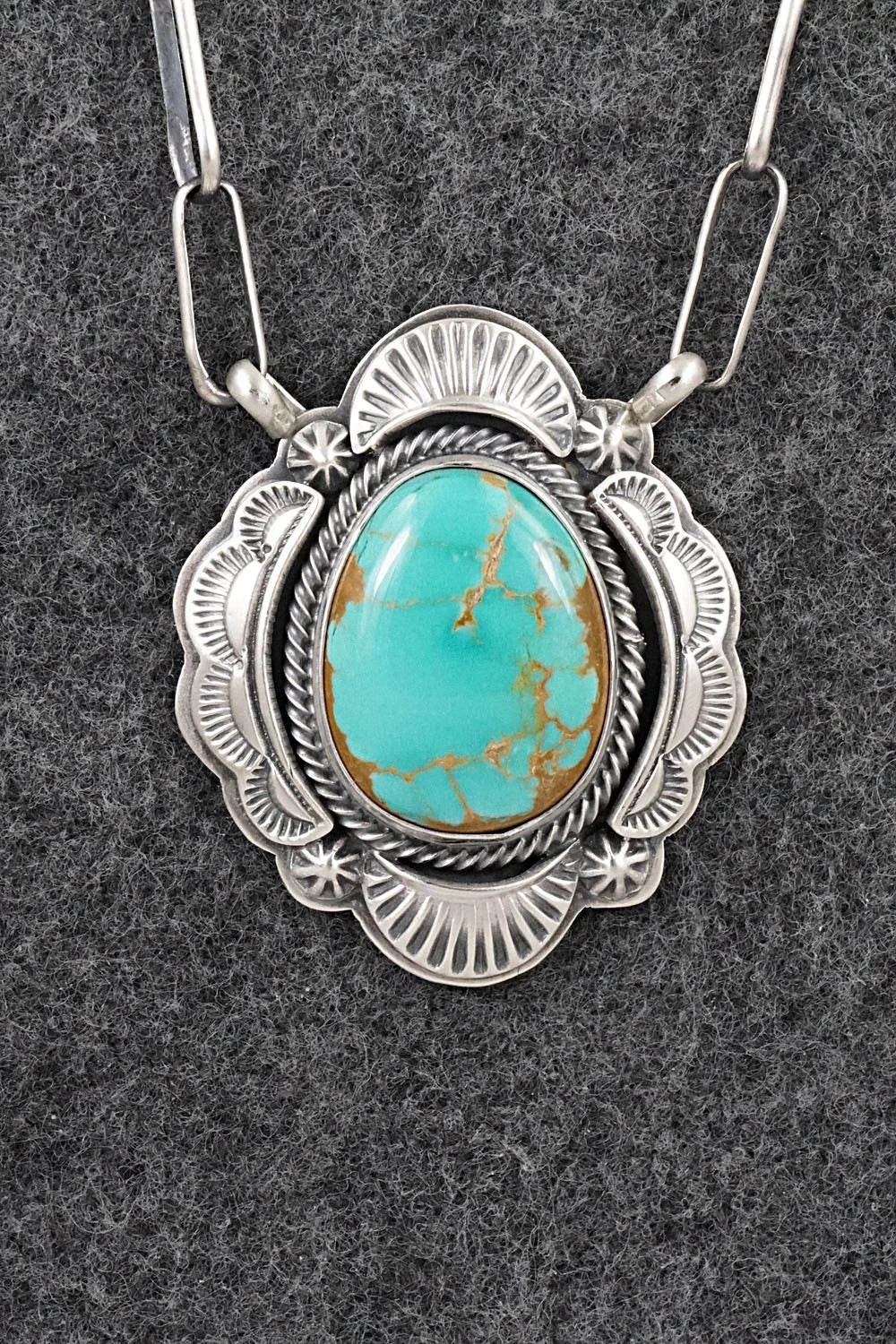 Turquoise & Sterling Silver Necklace - Randy Boyd