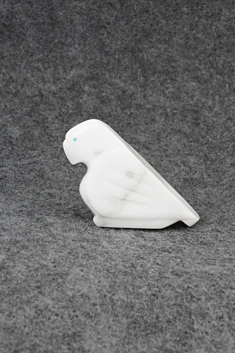 Eagle Zuni Fetish Carving - Clayton Panteah