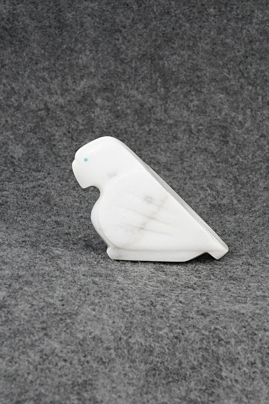 Eagle Zuni Fetish Carving - Clayton Panteah