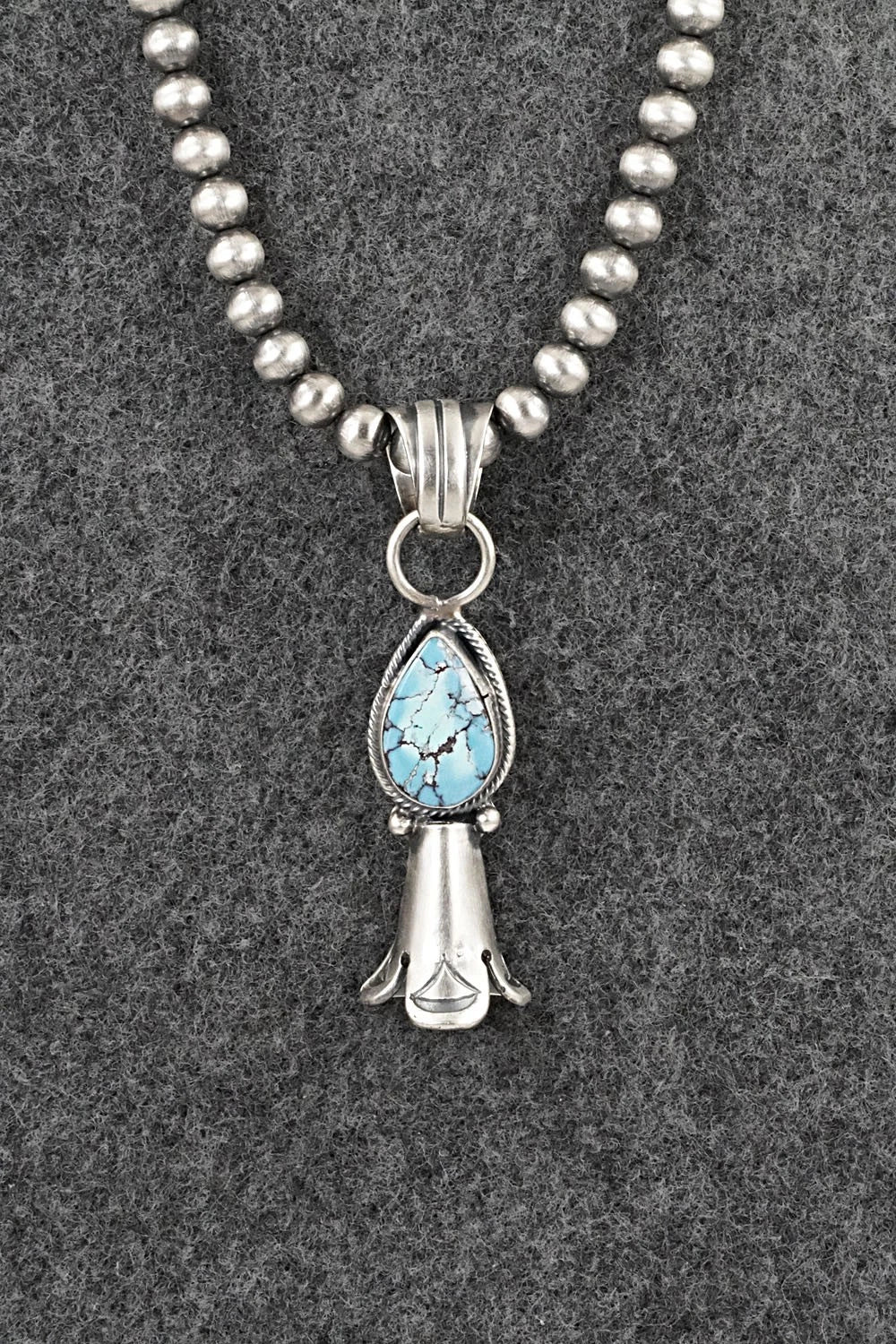 Turquoise & Sterling Silver Necklace - Sharon McCarthy