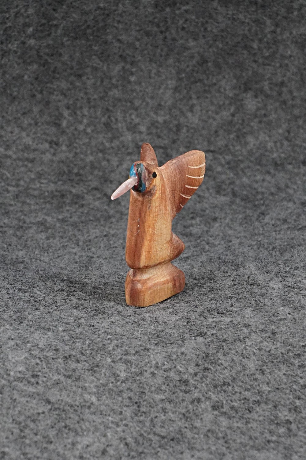 Hummingbird Zuni Fetish Carving - Justin Red Elk