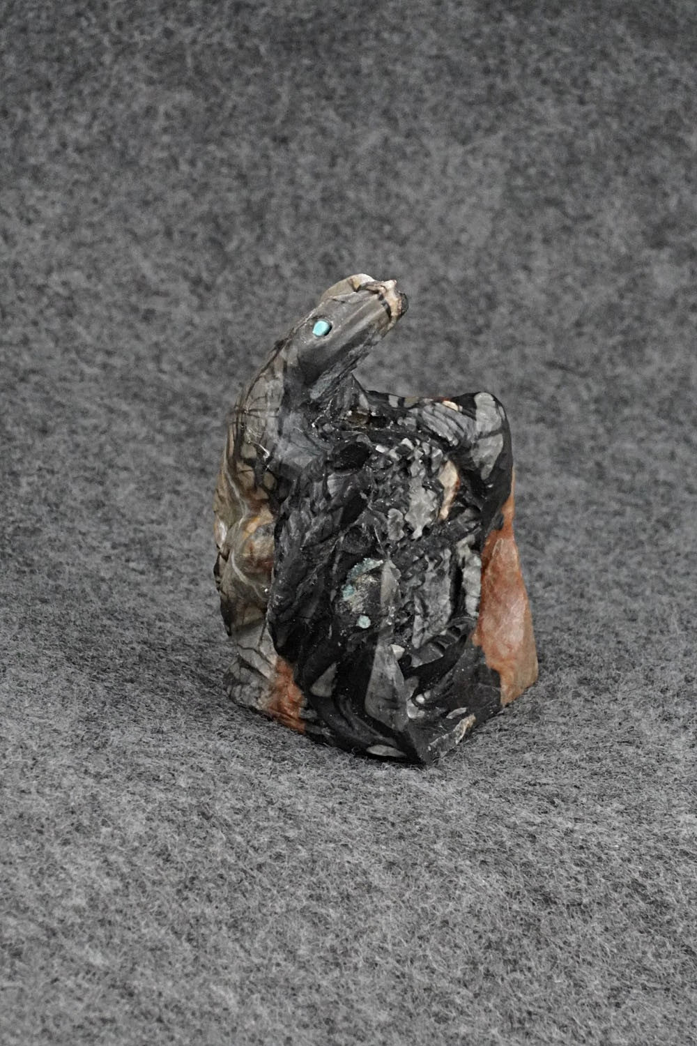 Frog Zuni Fetish Carving - Herbert Him