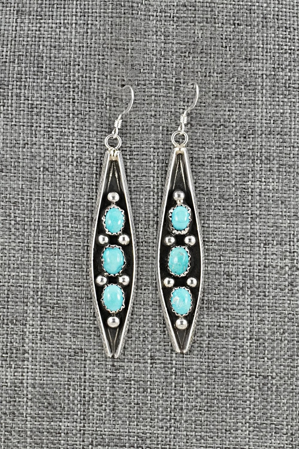 Turquoise & Sterling Silver Earrings - Paul Largo