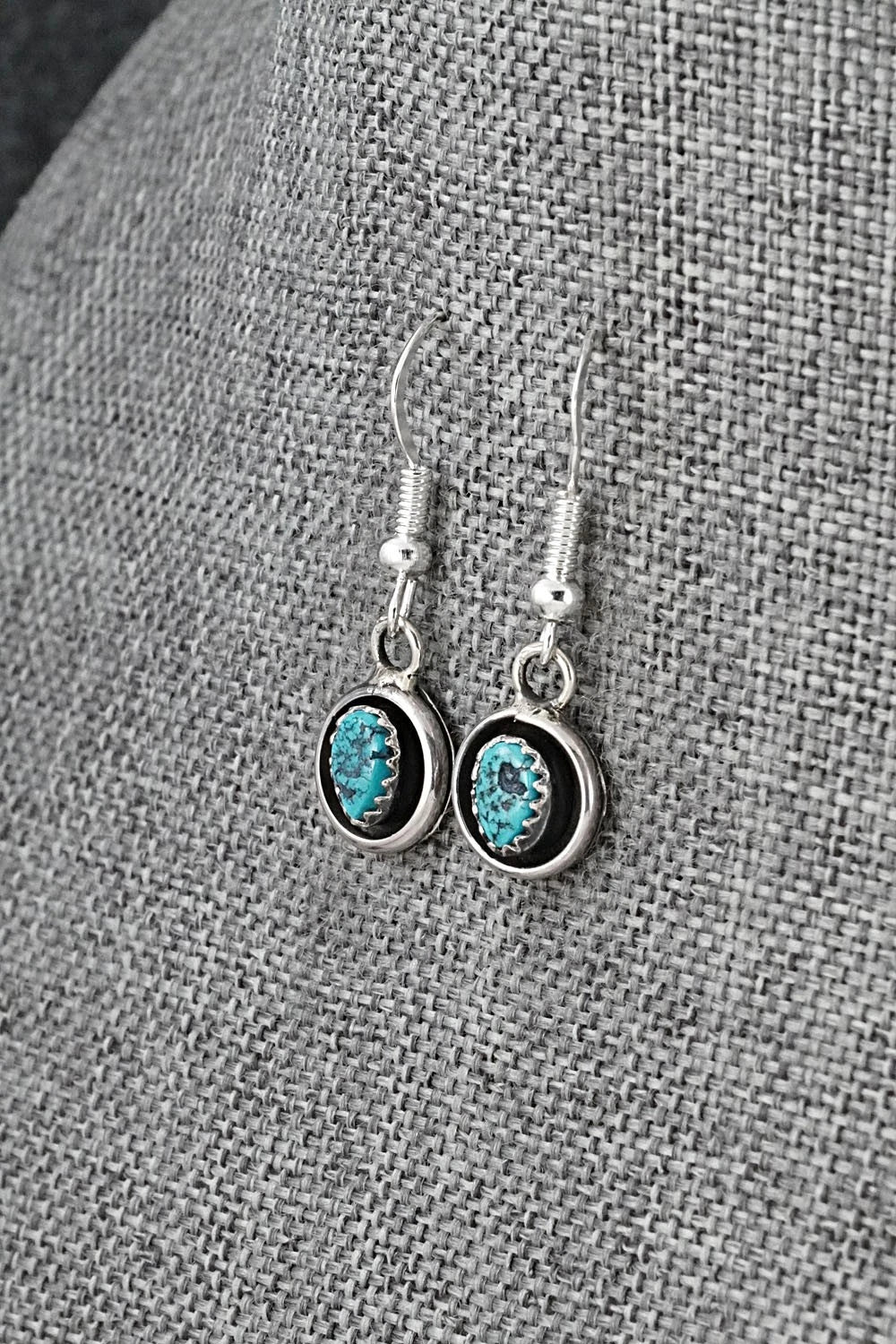 Turquoise & Sterling Silver Squash Blossom Set - Phil Garcia