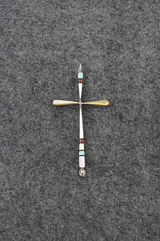 Multi-Stone & Sterling Silver Pendant - Sylvester Noche