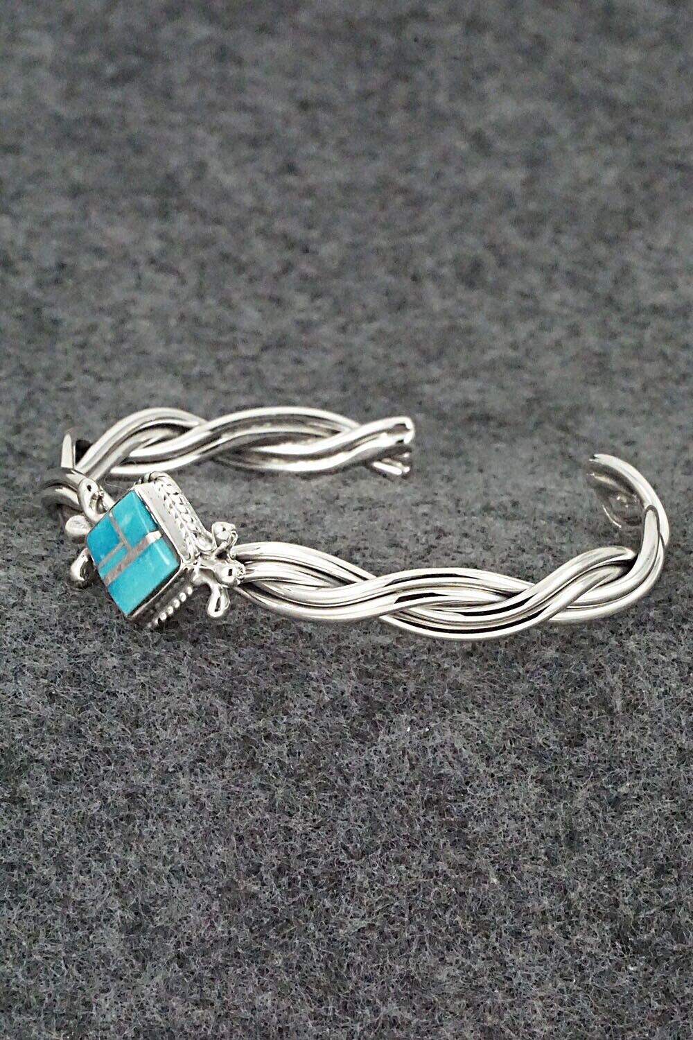 Turquoise & Sterling Silver Bracelet - James Manygoats