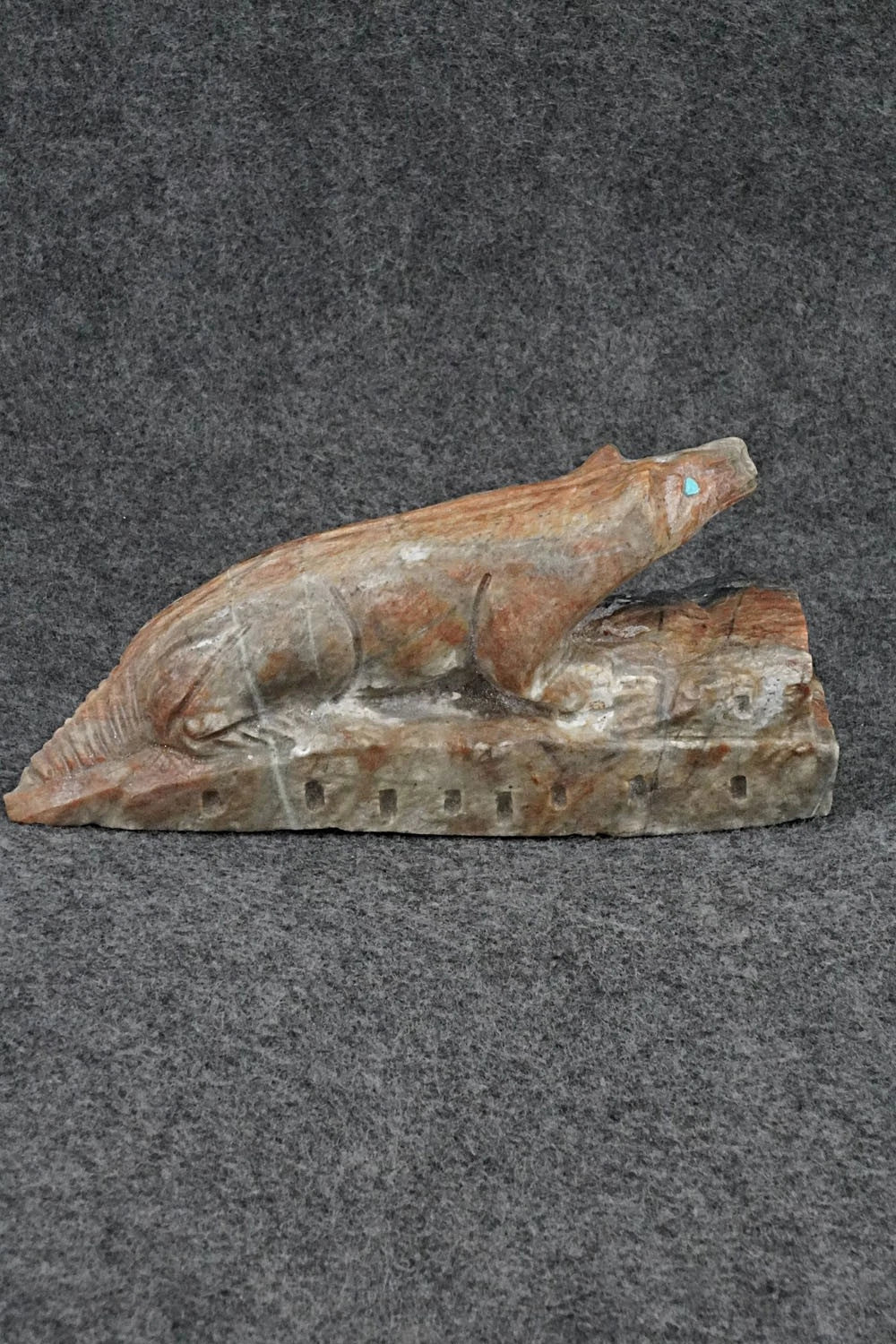Badger Zuni Fetish Carving - Herbert Him