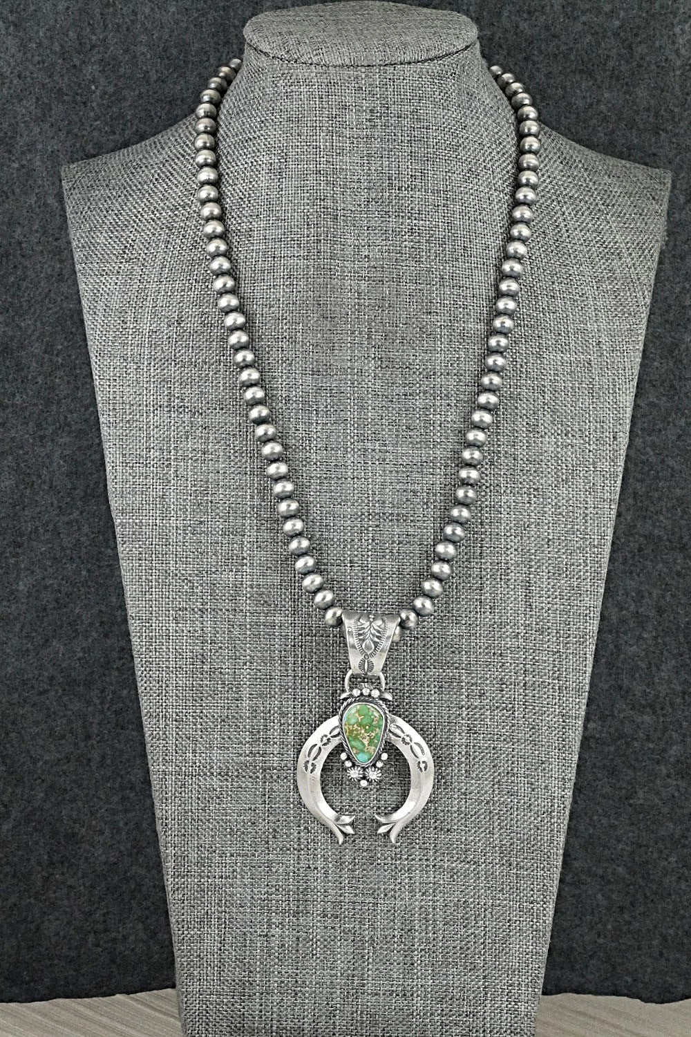 Turquoise & Sterling Silver Necklace - Samuel Yellowhair