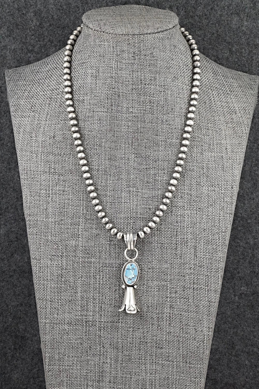 Turquoise & Sterling Silver Necklace - Sharon McCarthy