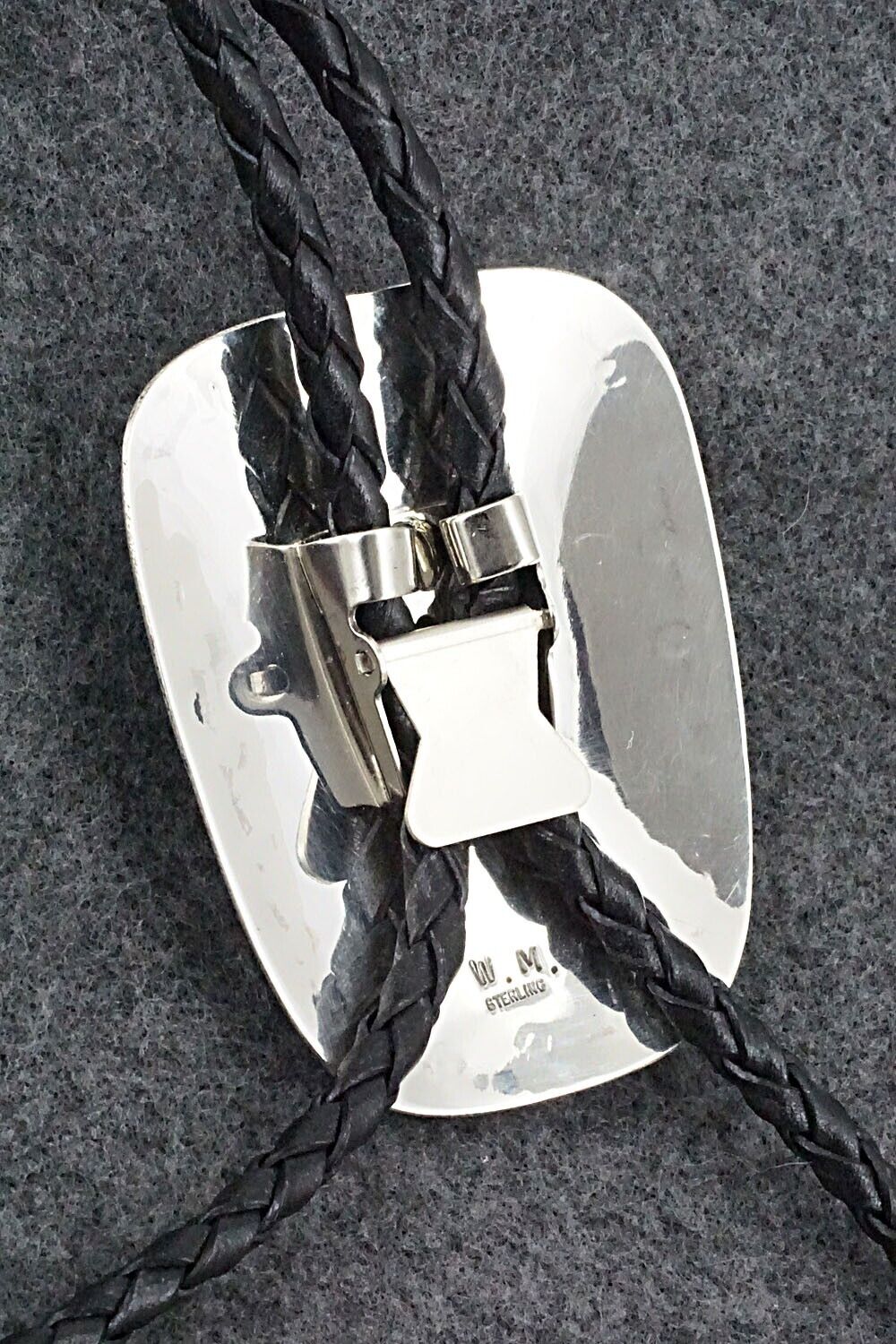 Turquoise & Sterling Silver Bolo Tie - Wilbert Muskett Sr.