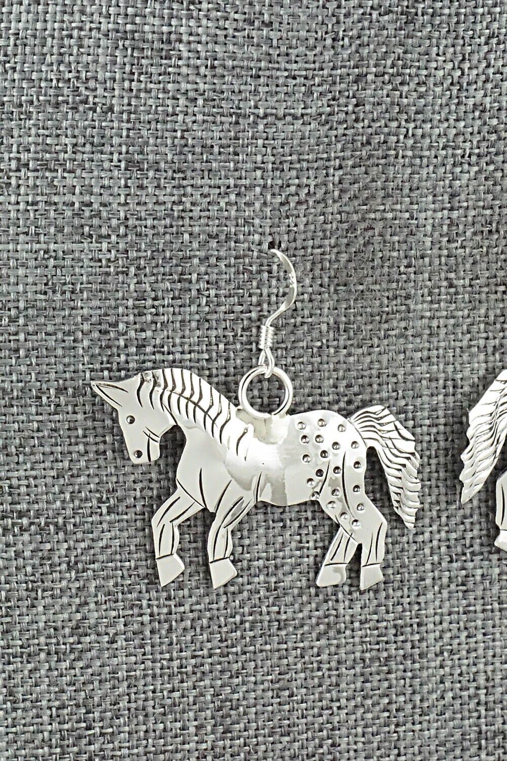 Sterling Silver Earrings - Louise Yazzie