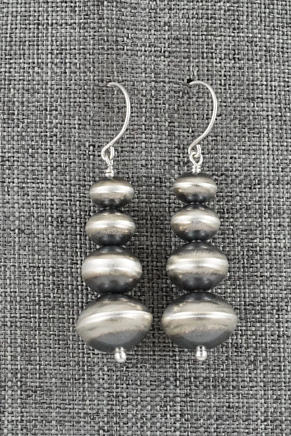 Sterling Silver Navajo Pearl Earrings - Bryannen Halwood