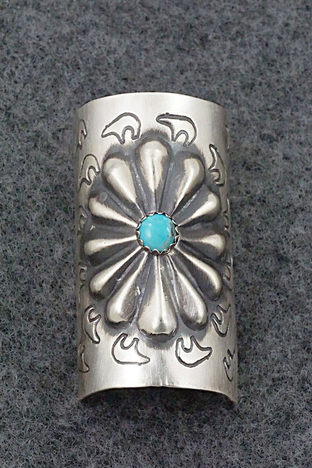 Turquoise & Sterling Silver Hair Pin - Arlene Soce