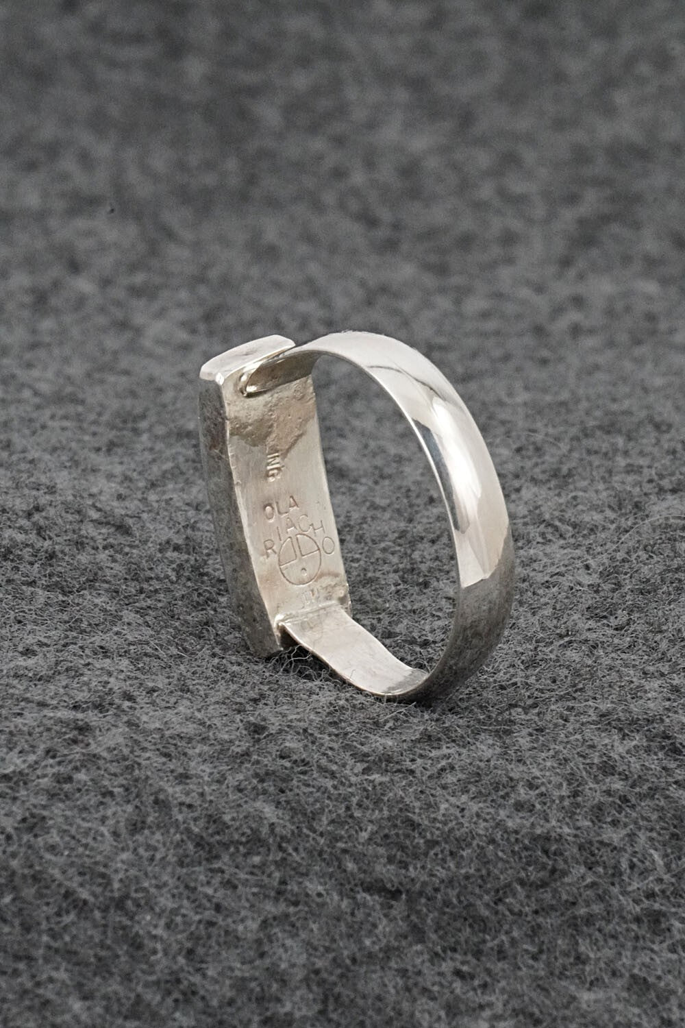 Multi-Stone & Sterling Silver Inlay Ring - Ola Eriacho - Size 11