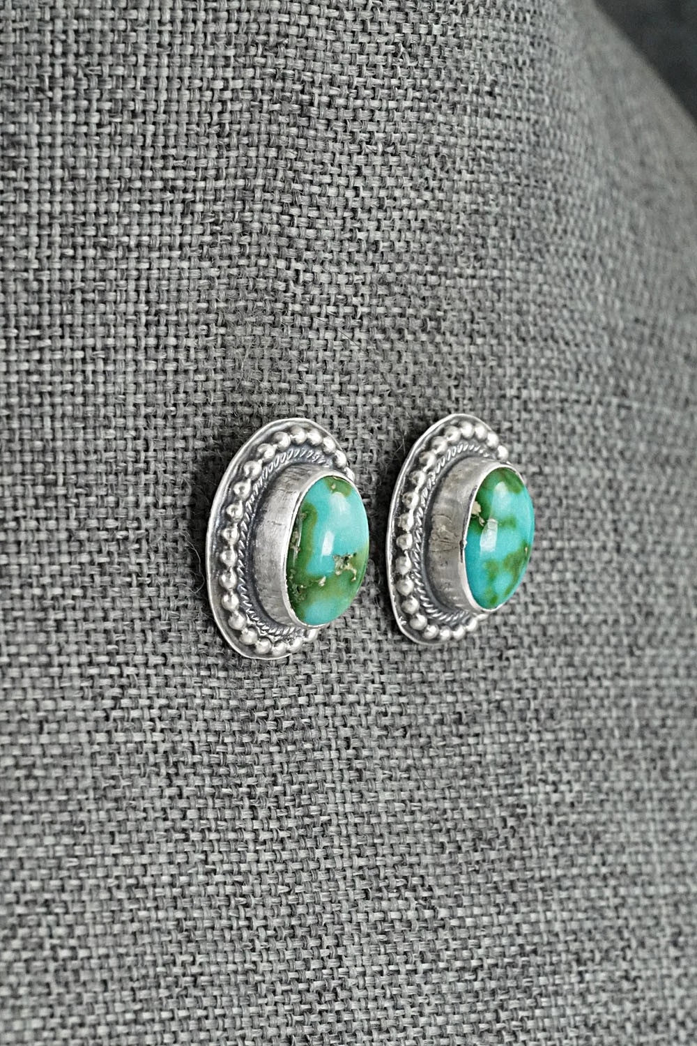 Turquoise & Sterling Silver Squash Blossom Set - Randy Boyd