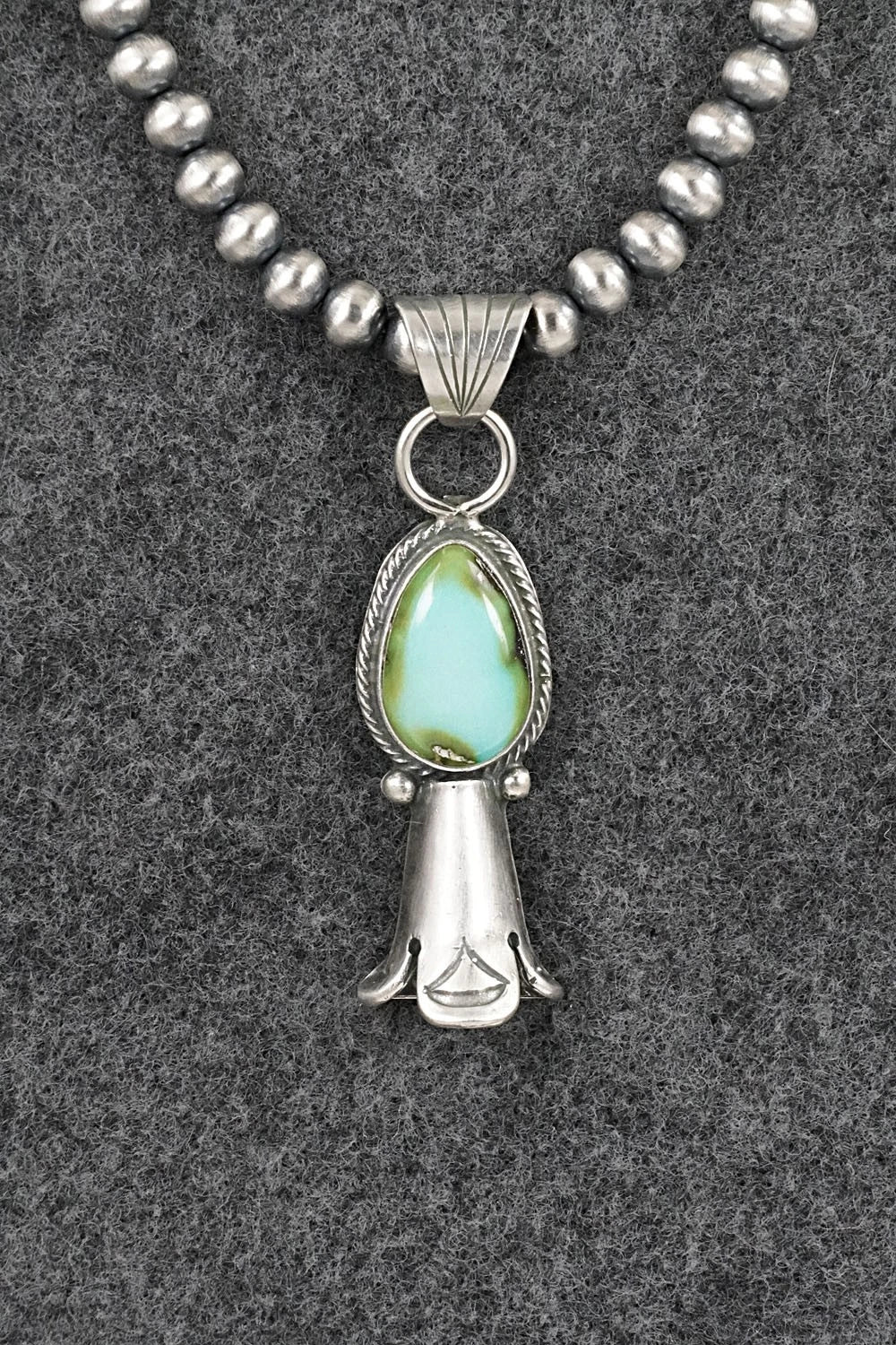Turquoise & Sterling Silver Necklace - Sharon McCarthy