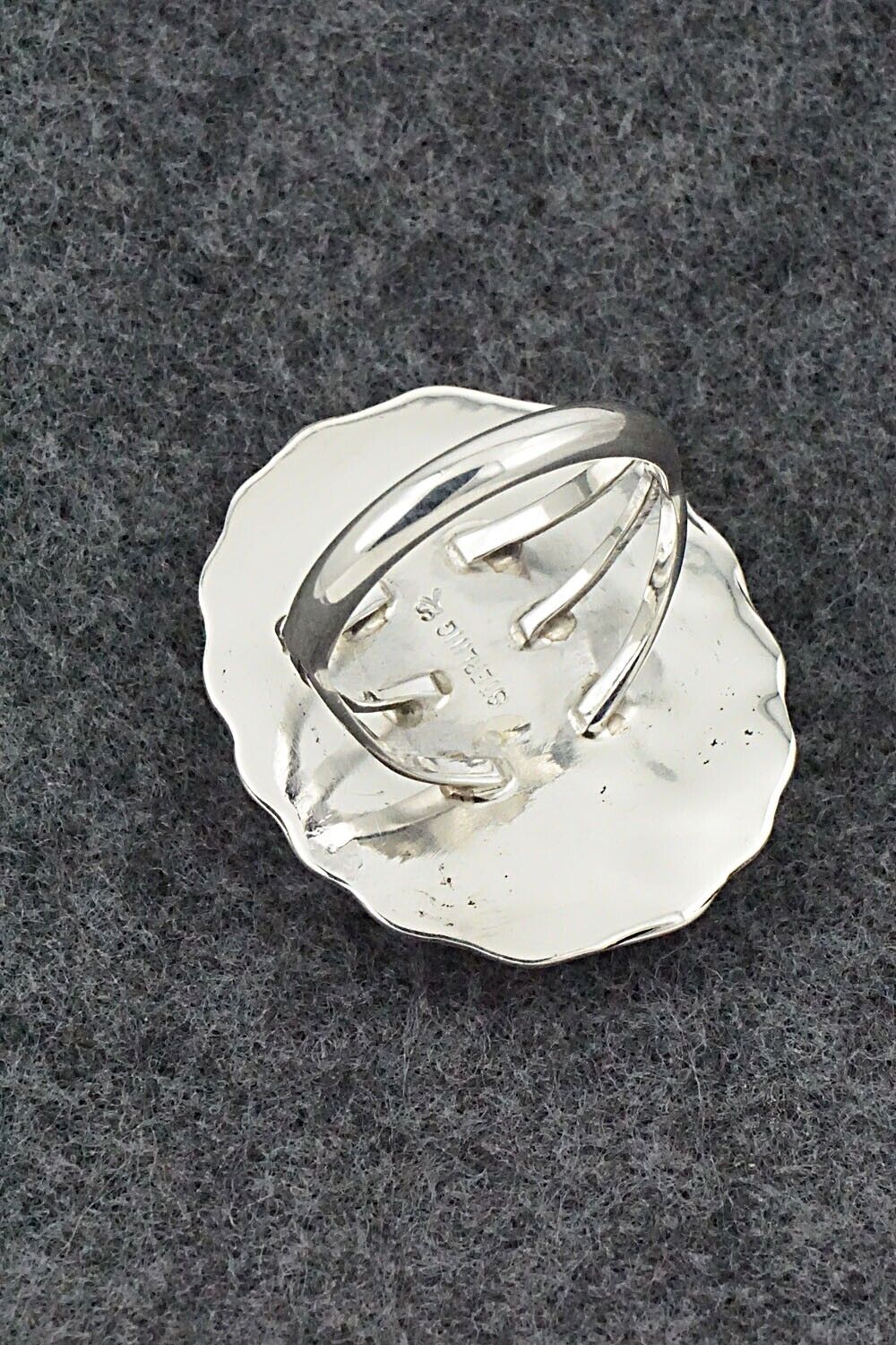 Turquoise & Sterling Silver Ring - Samuel Yellowhair - Size 9