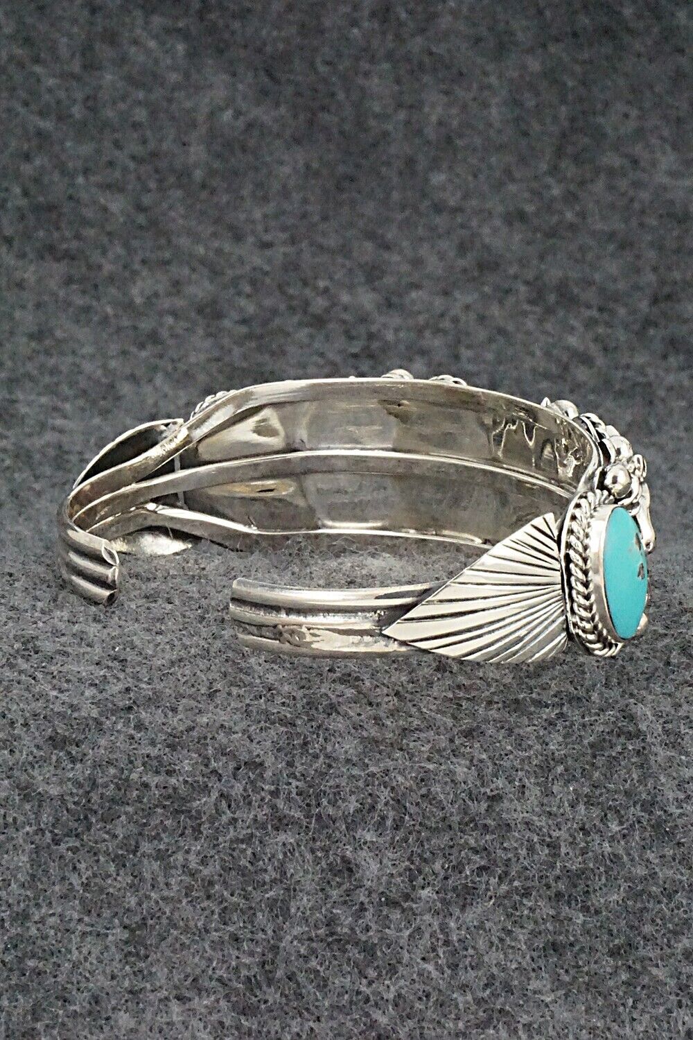 Turquoise & Sterling Silver Bracelet - Bobby Platero