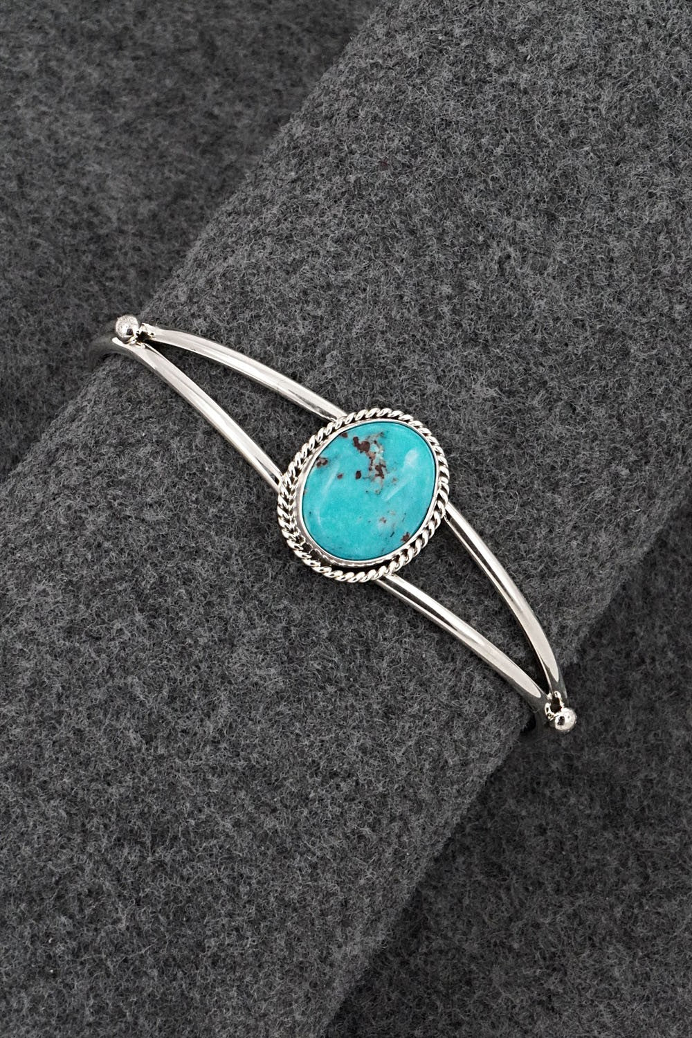 Turquoise & Sterling Silver Bracelet - Rena Begay