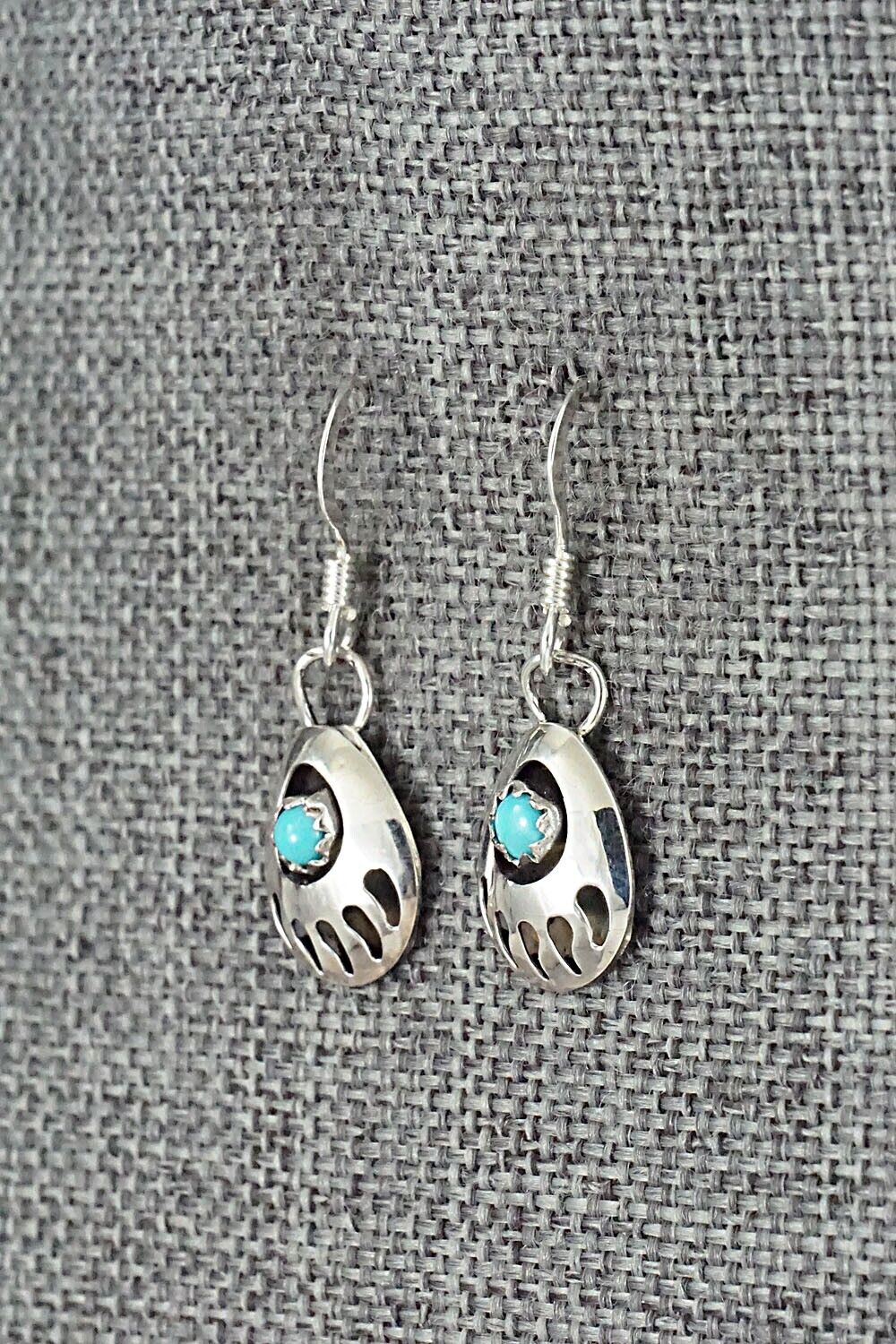 Turquoise & Sterling Silver Earrings - Janice Spencer