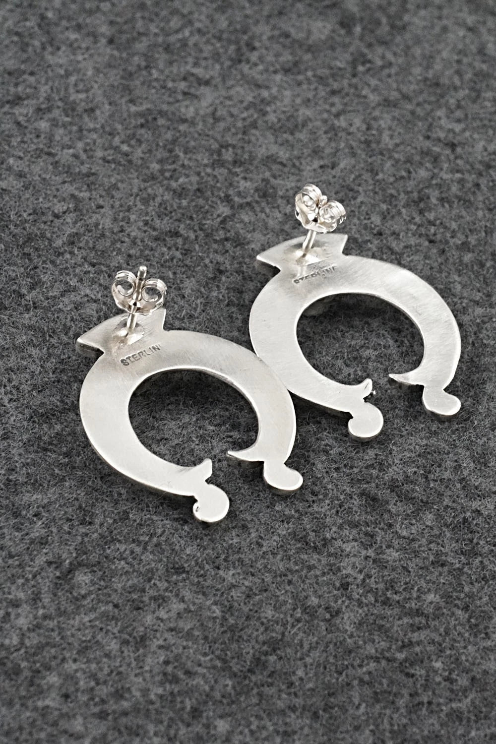 Turquoise & Sterling Silver Earrings - Adrienne Gordon