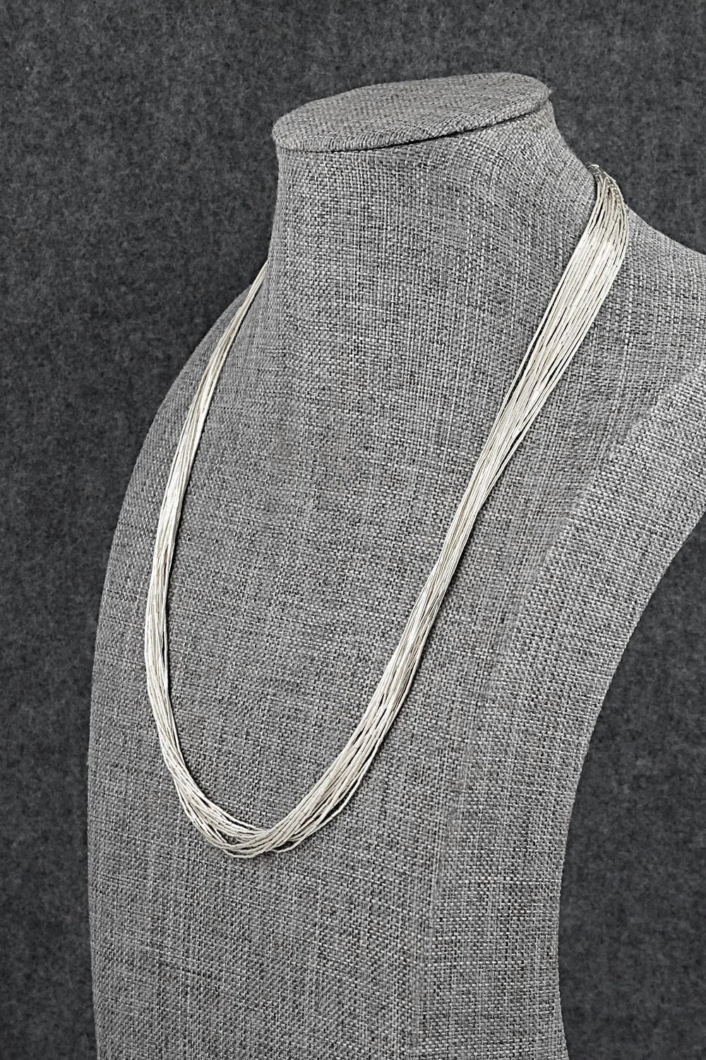 Liquid Silver Necklace - Sterling Silver 18"
