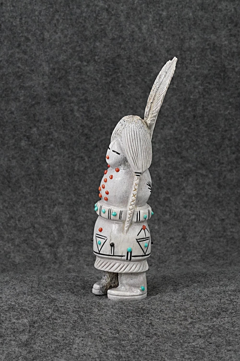 Corn Maiden Zuni Fetish Carving - Claudia Peina