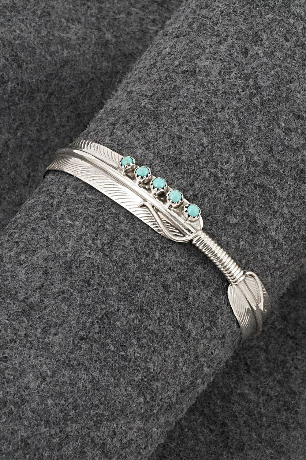 Turquoise and Sterling Silver Bracelet - Aaron Davis
