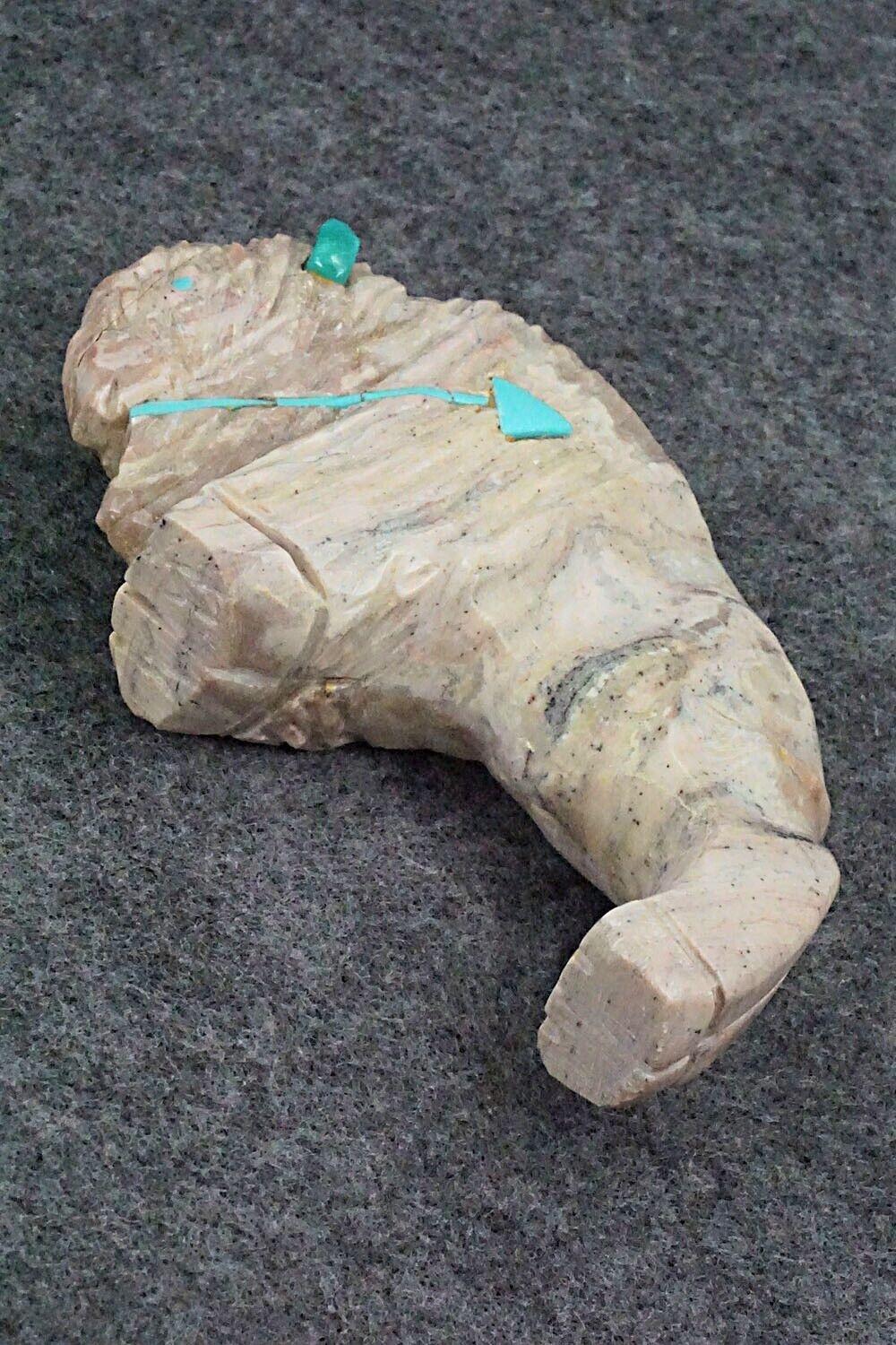Buffalo Zuni Fetish Carving - Kevin Quam