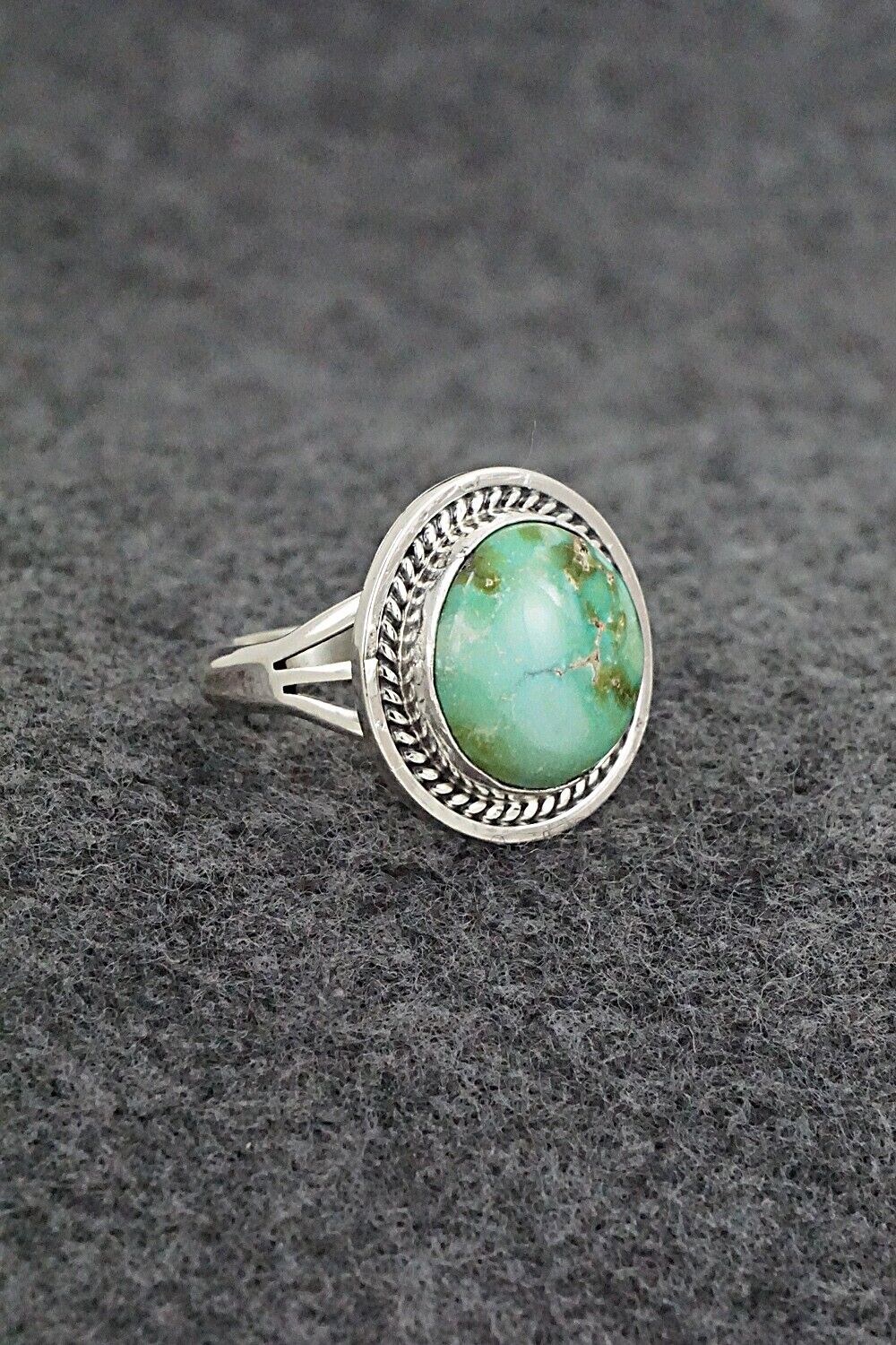 Turquoise & Sterling Silver Ring - Daniel Benally - Size 7