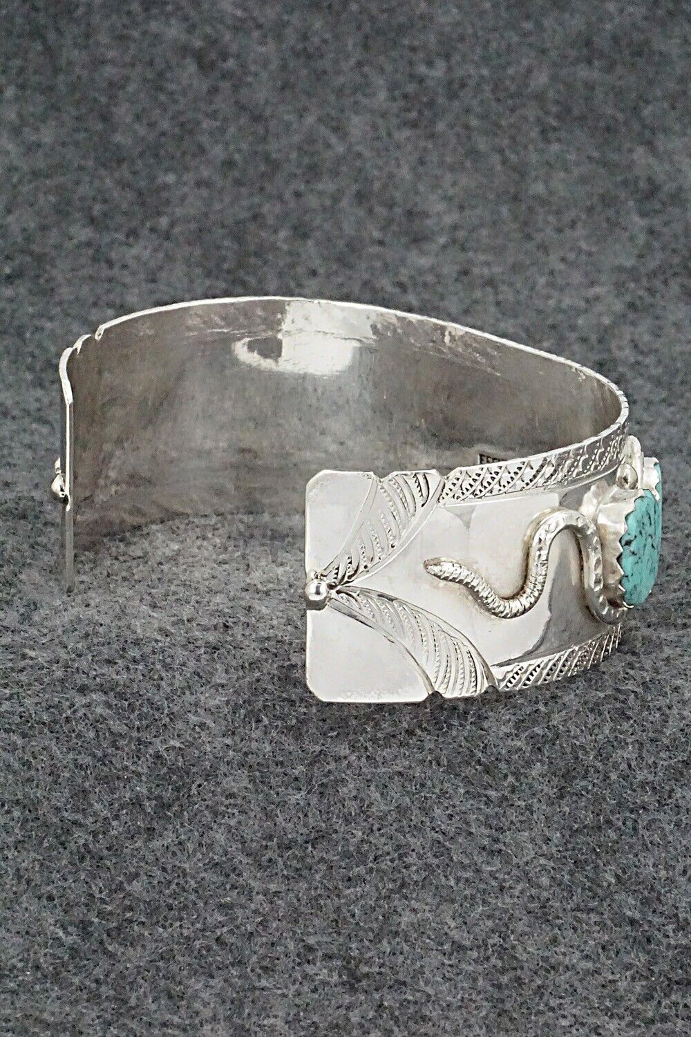 Turquoise & Sterling Silver Bracelet - Joy Calavaza