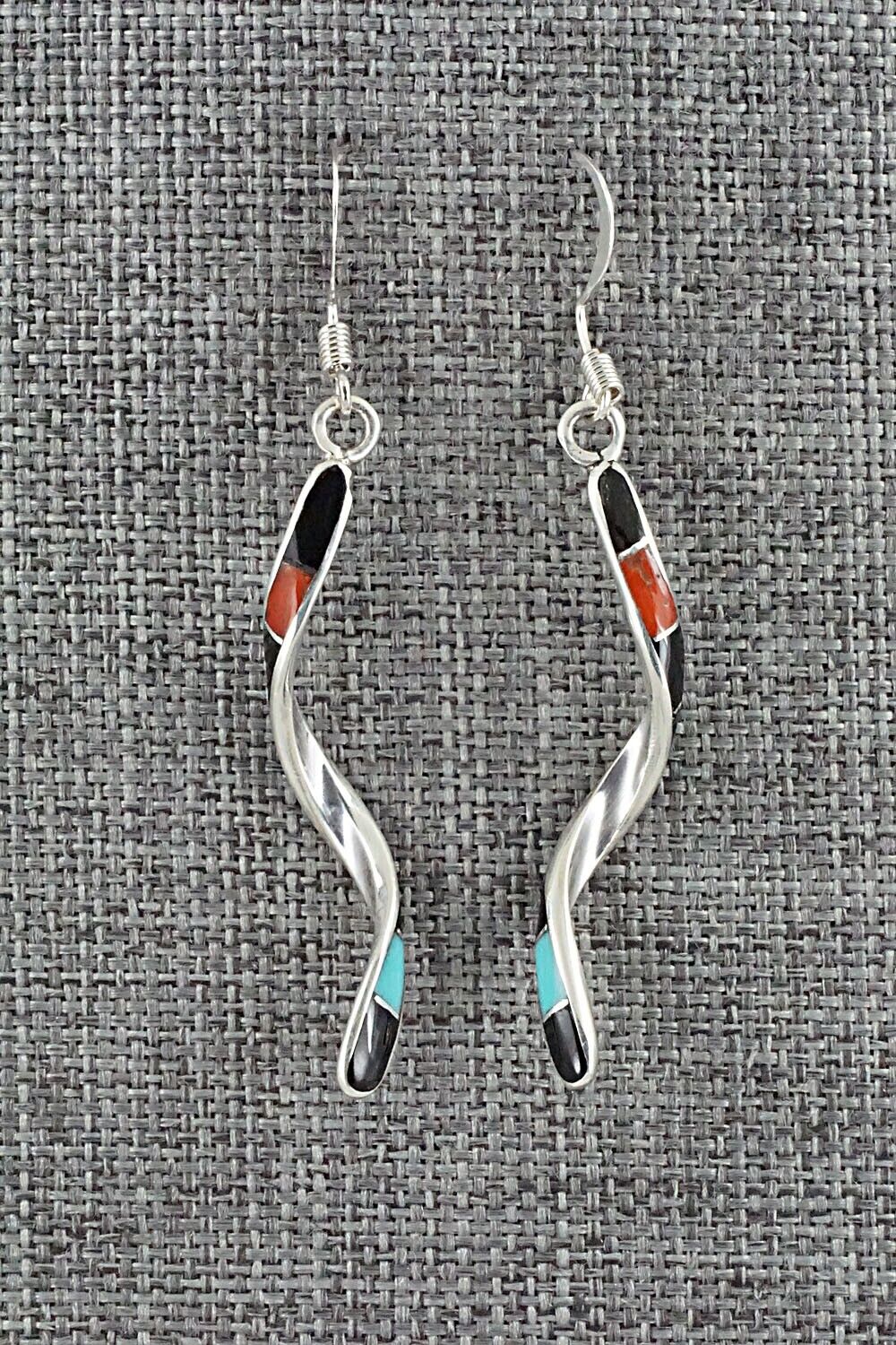 Multi Stone & Sterling Silver Earrings - Ira Johnson