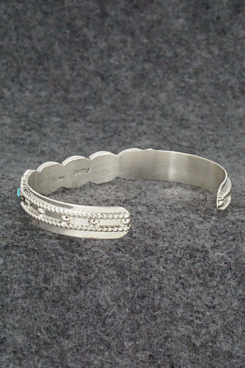 Turquoise & Sterling Silver Bracelet - Derrick & Lorelia Chavez