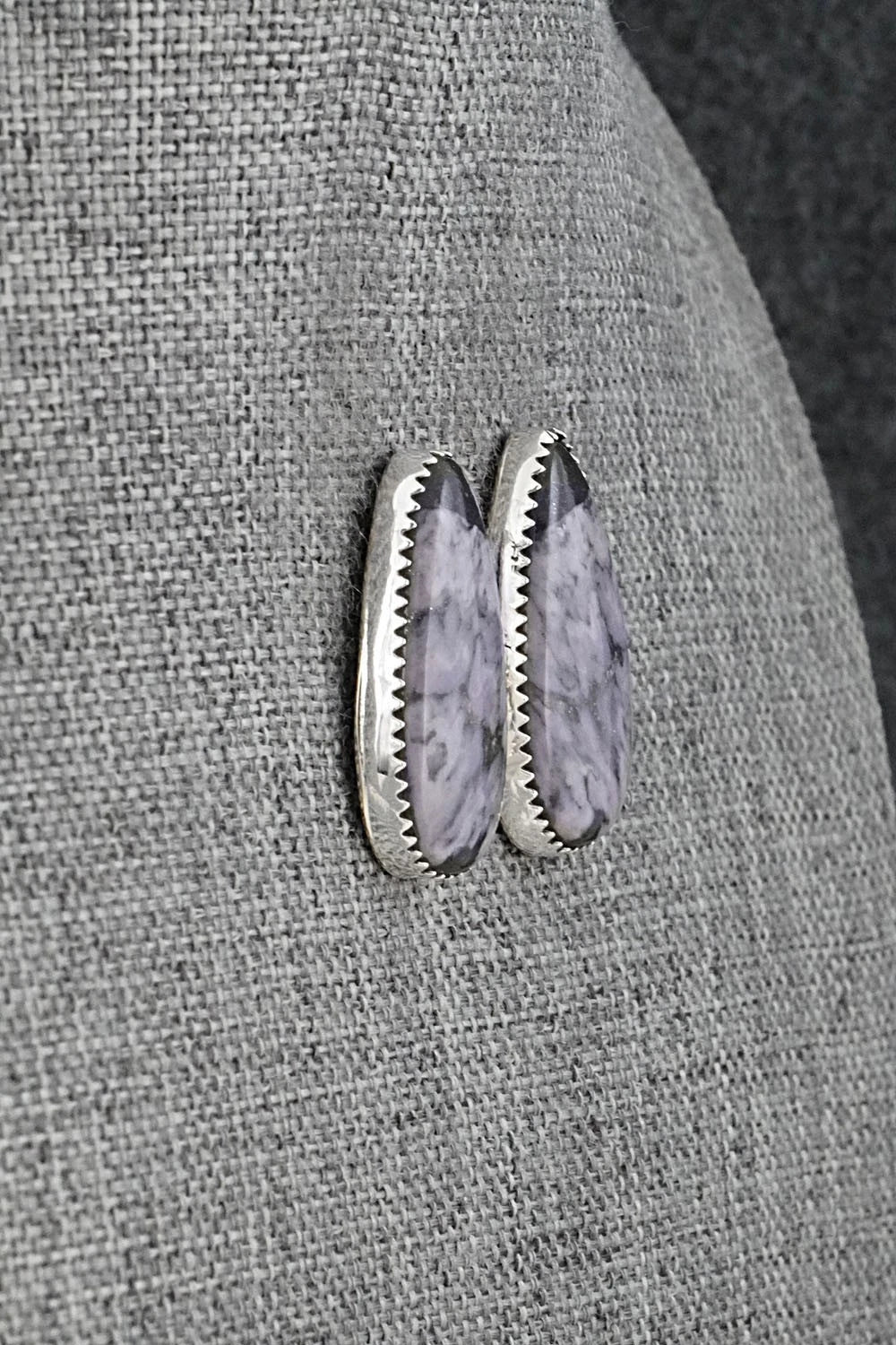 Morado & Sterling Silver Earrings - Murray Hannaweeka